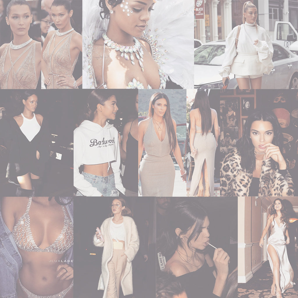 Collage of fashion looks featuring diverse models for the blog post The Curvy Fashionista x JLUXLABEL.