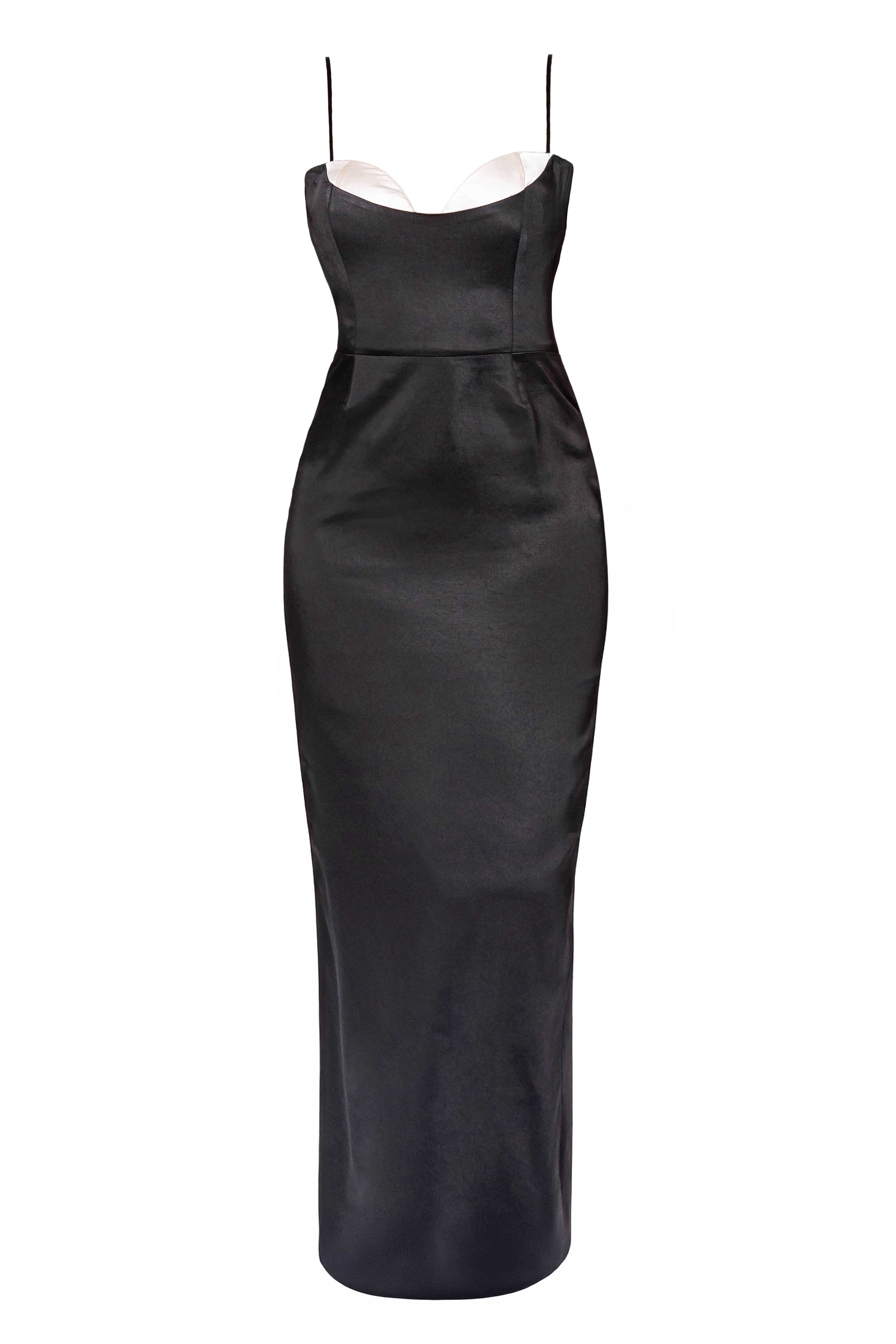 Black Moment In Time Maxi Dress - JLUXLABEL