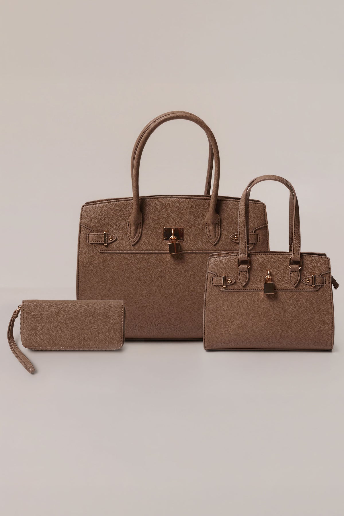 Taupe Alva Handbag - JLUXLABEL