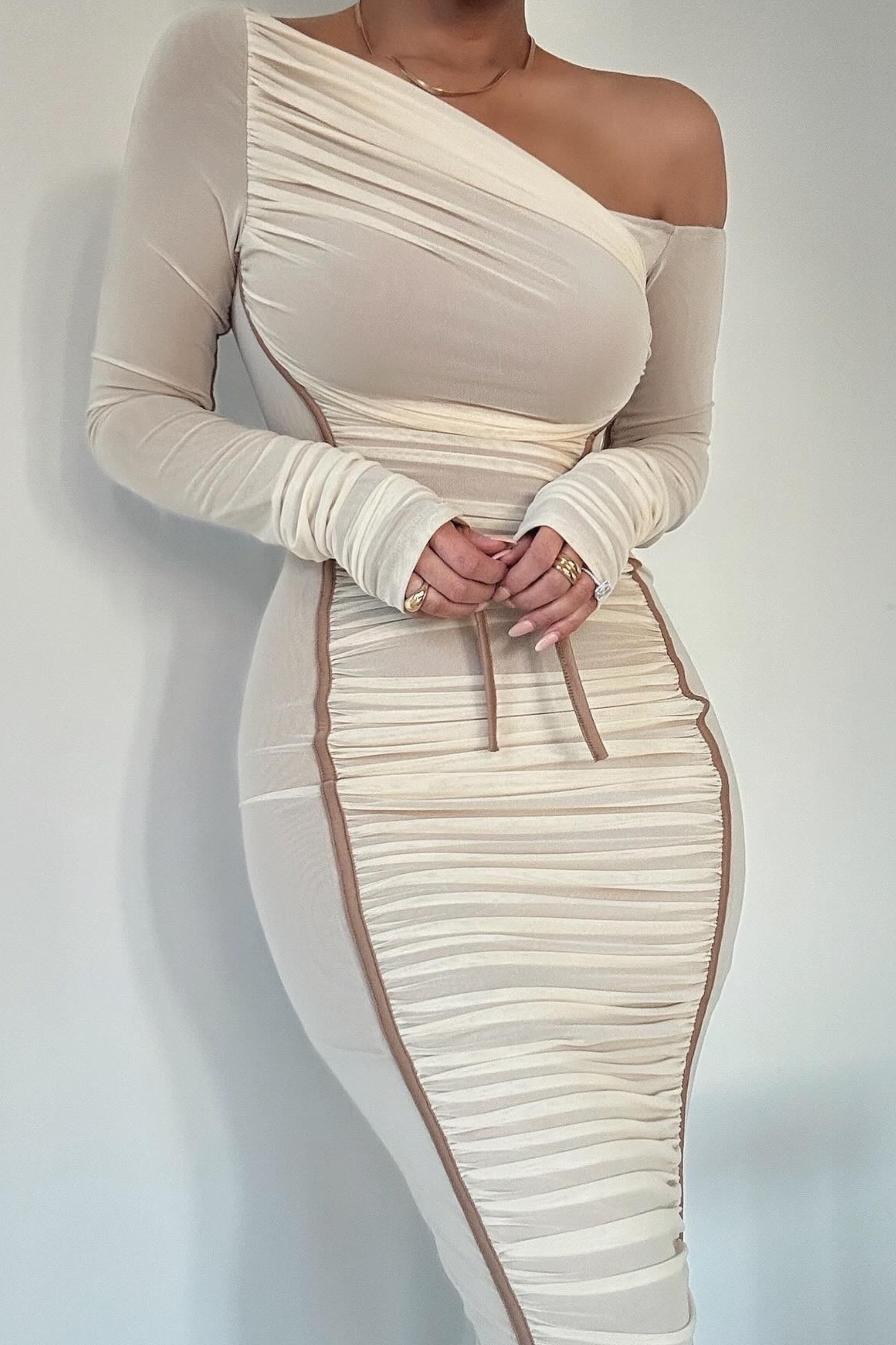 Buttercream Monika Midi Dress - JLUXLABEL