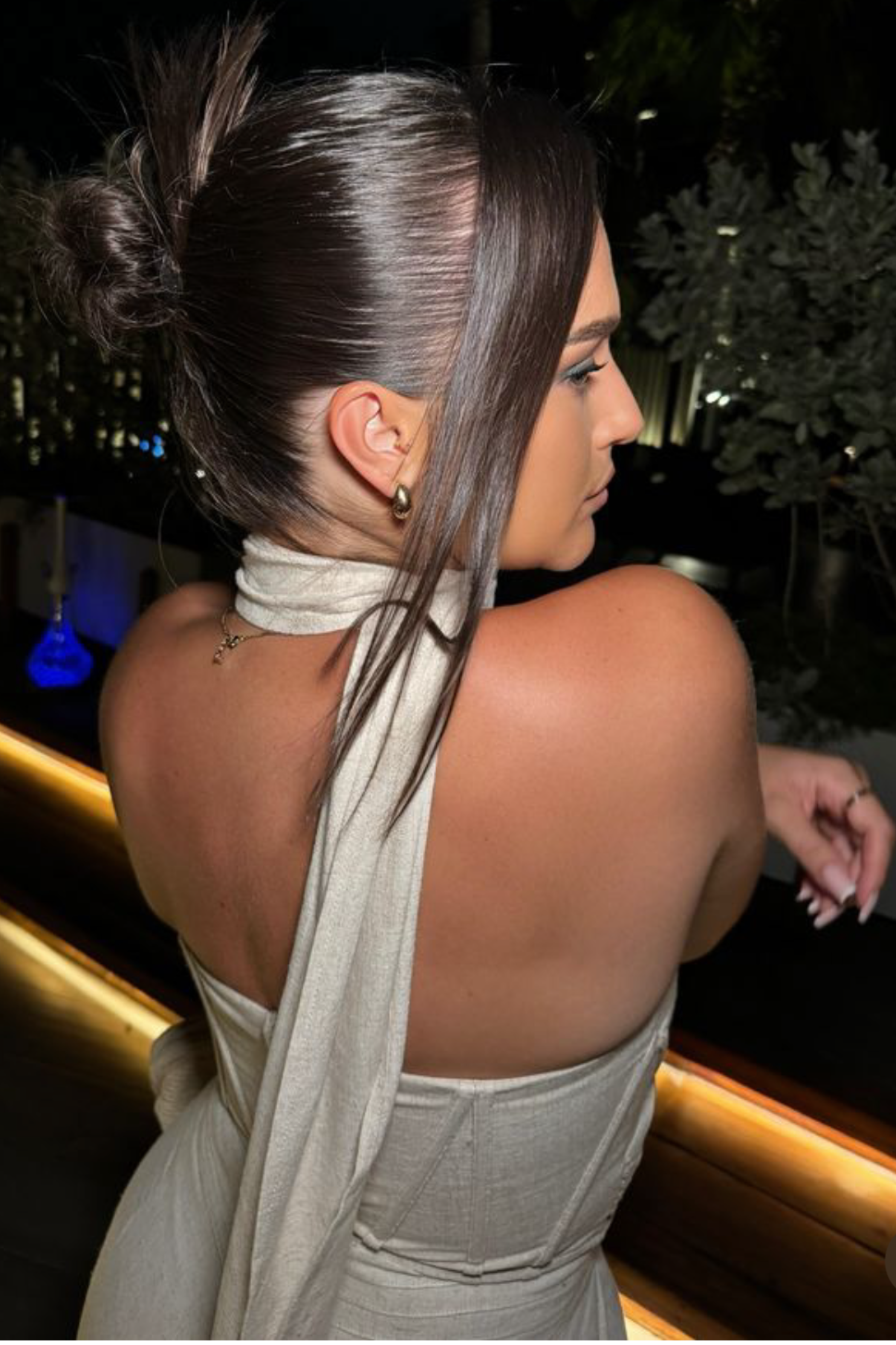 Natural Coastal Bliss Linen Bustier - JLUXLABEL