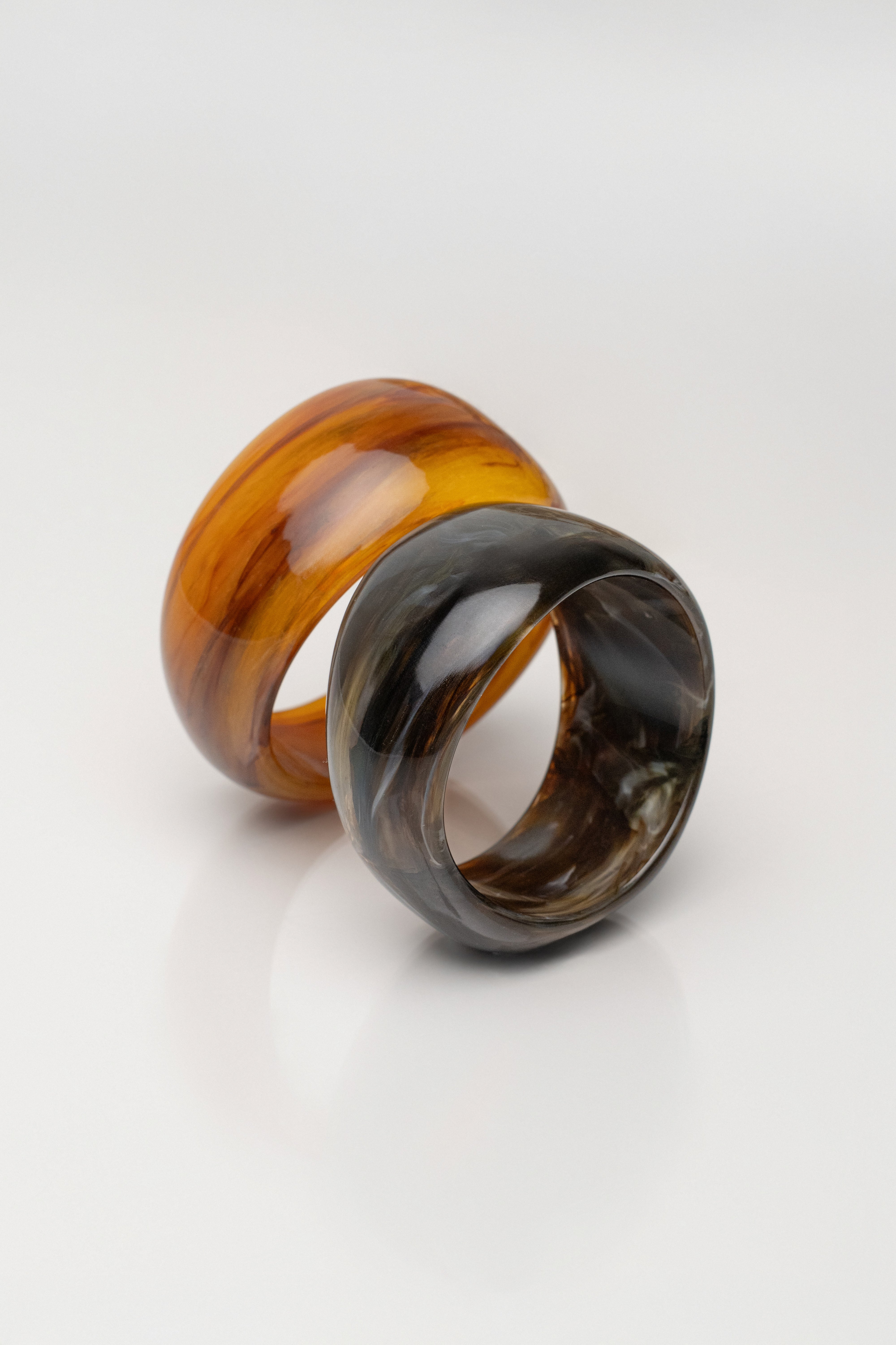 Amber Tortoise Shell Bracelet Set - JLUXLABEL