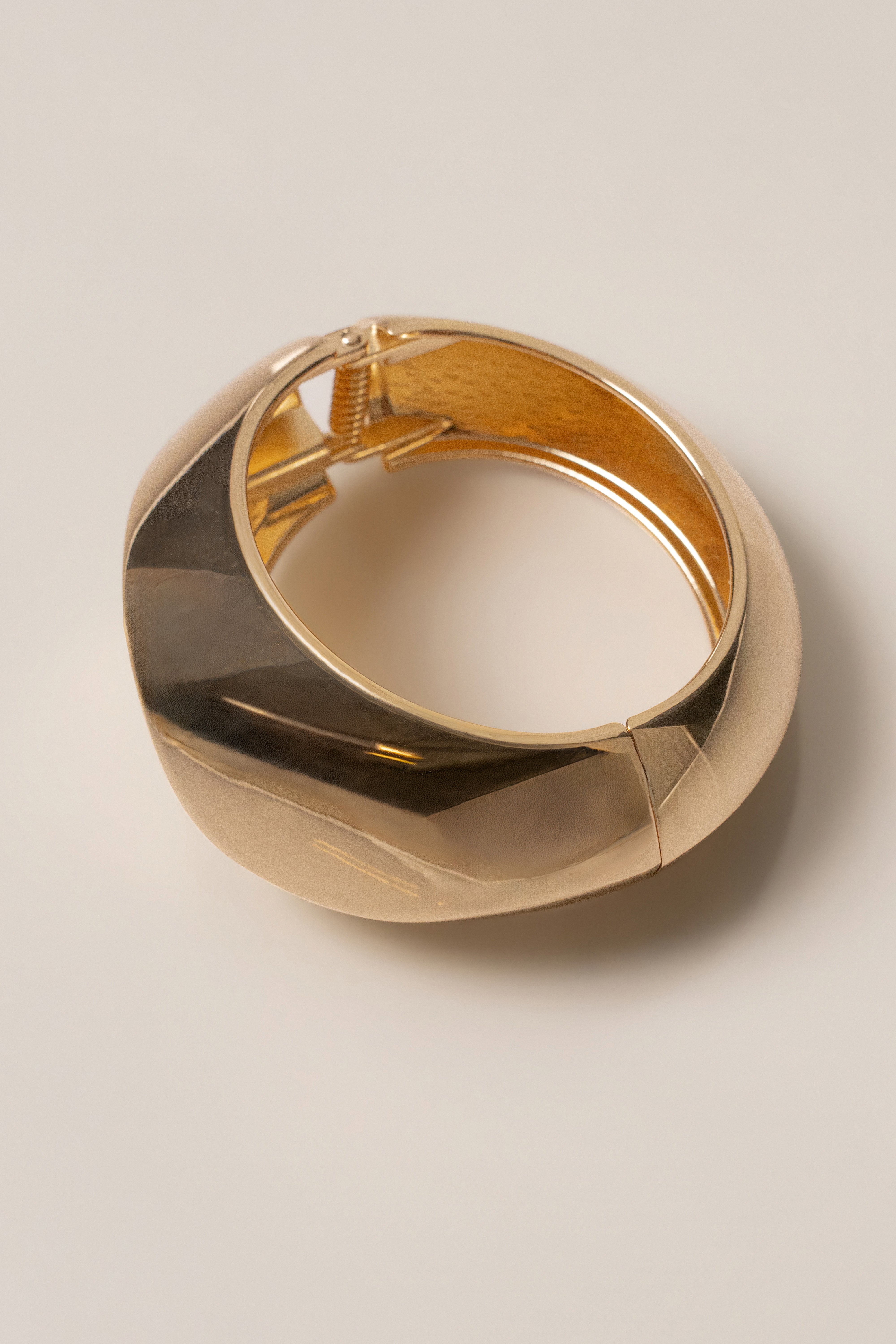 Gold Colette Hinge Bracelet - JLUXLABEL