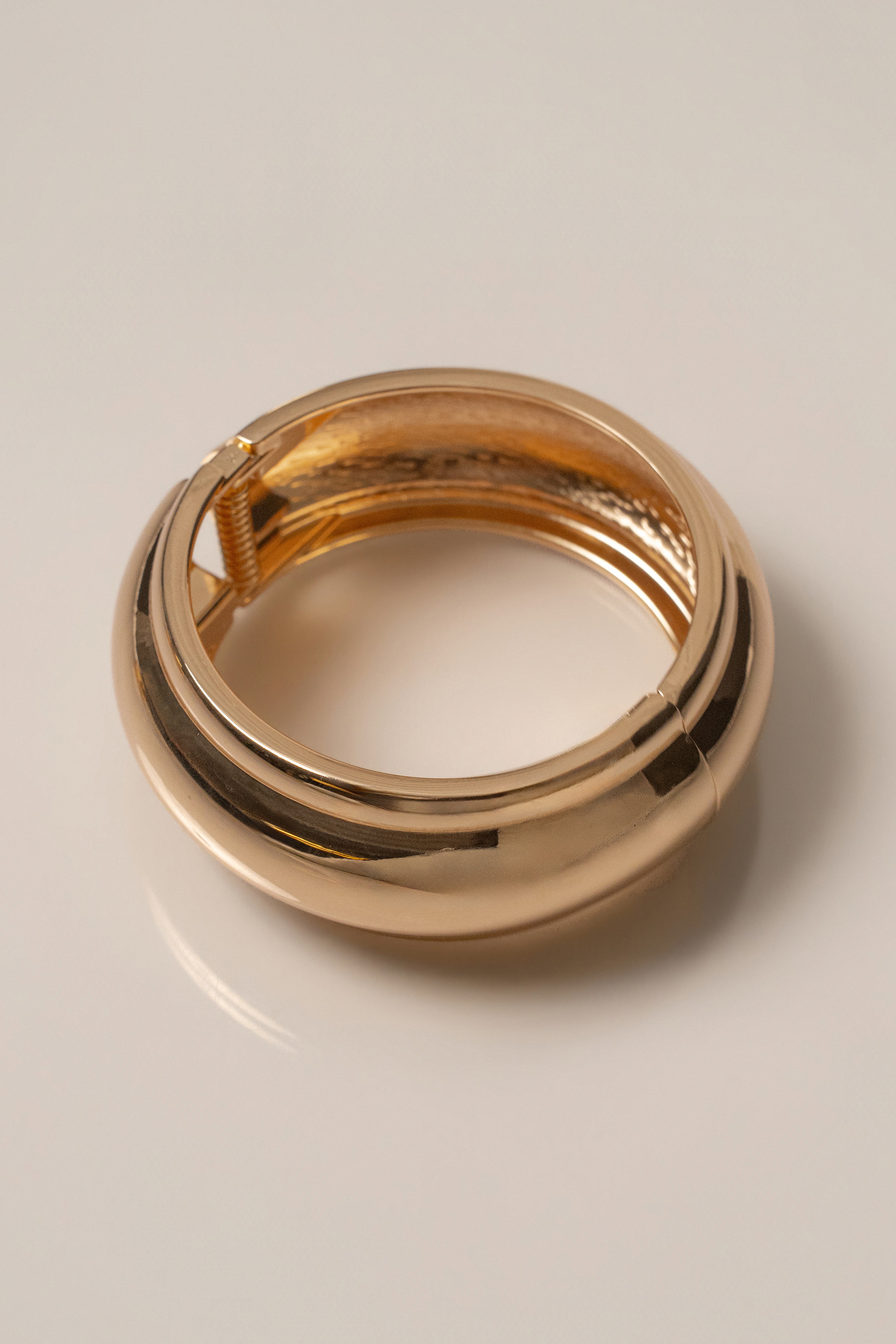 Gold Lucienne Hinge Bracelet - JLUXLABEL