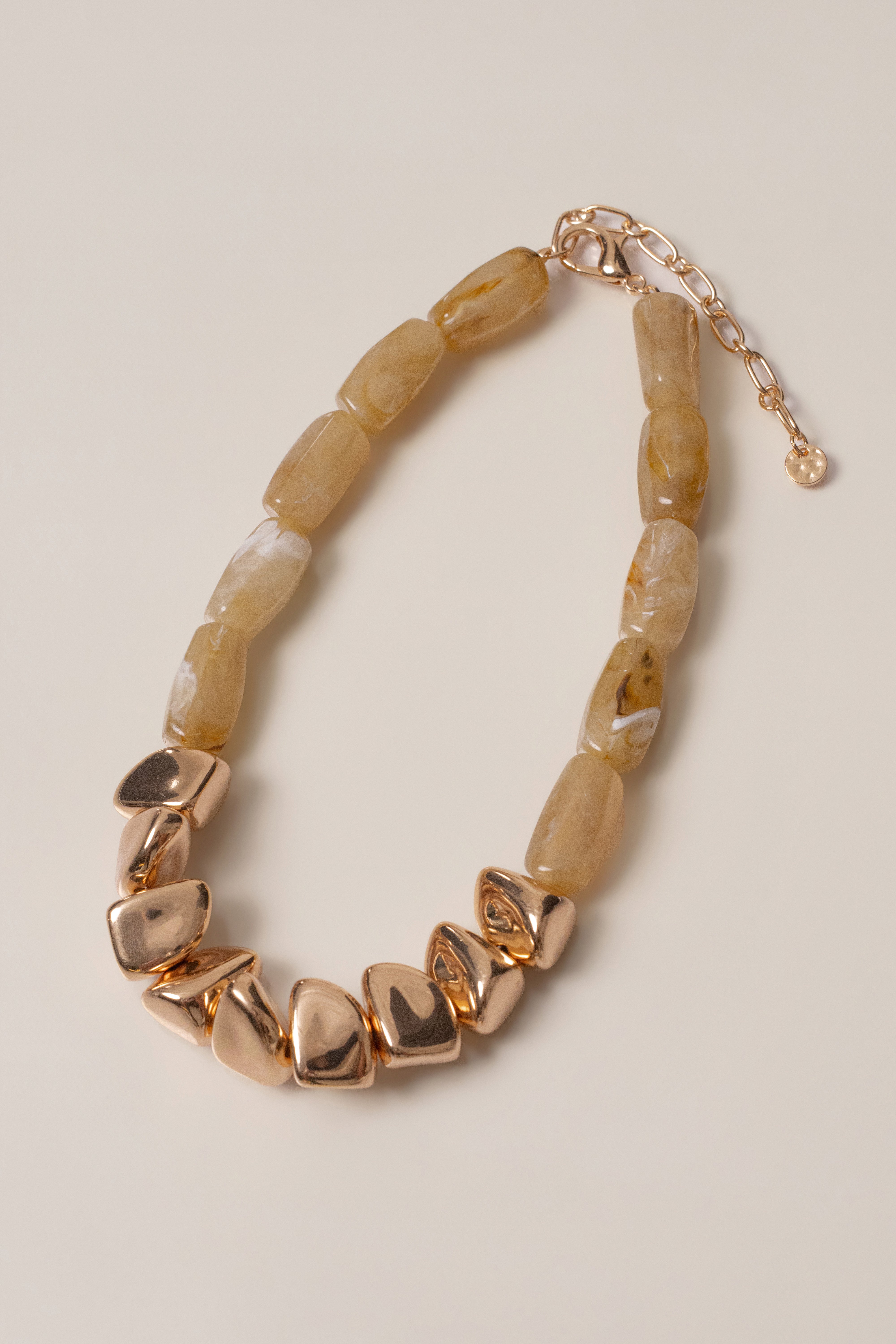 Ivory Alessia Beaded Necklace - JLUXLABEL