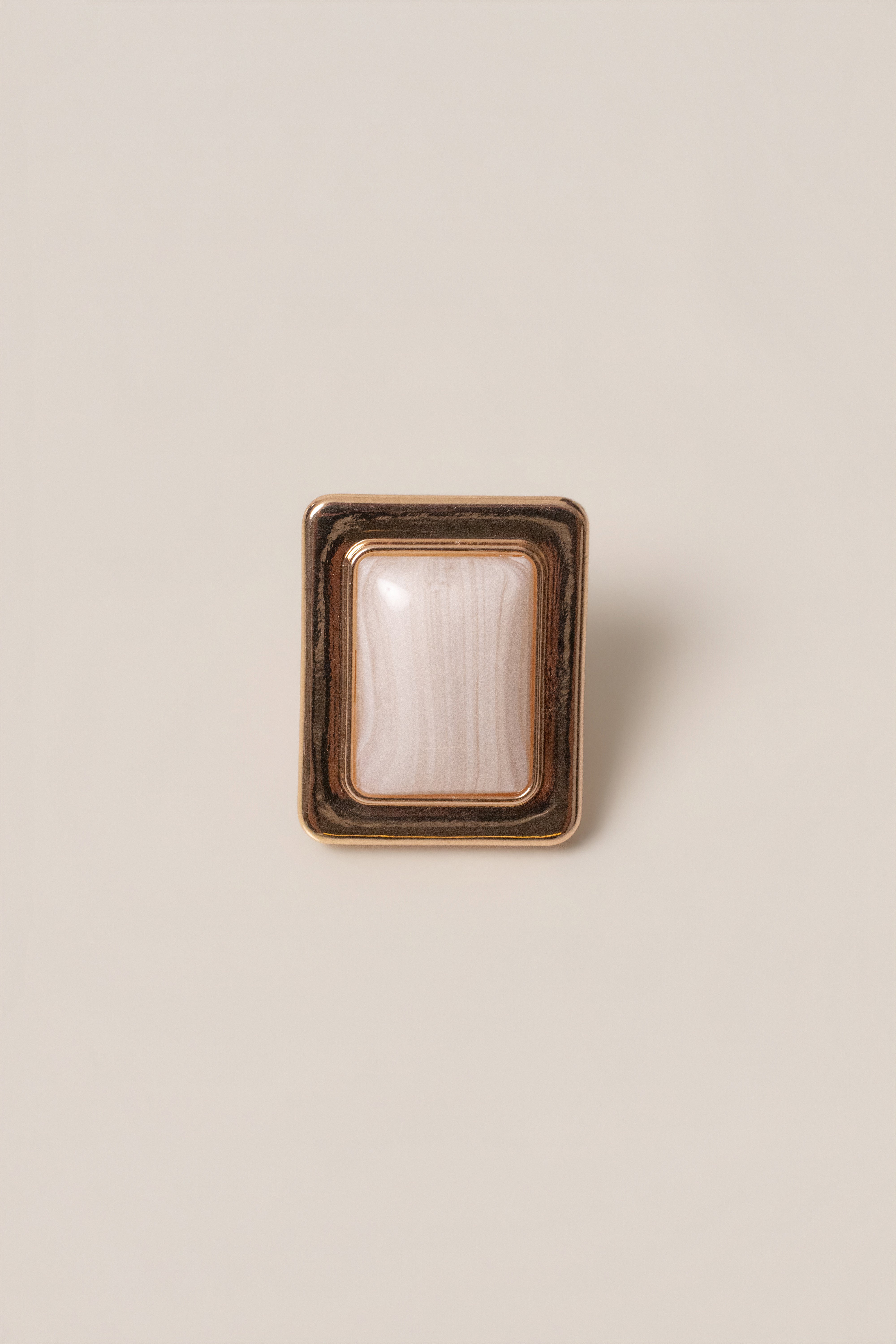 White Society Frame Ring - JLUXLABEL