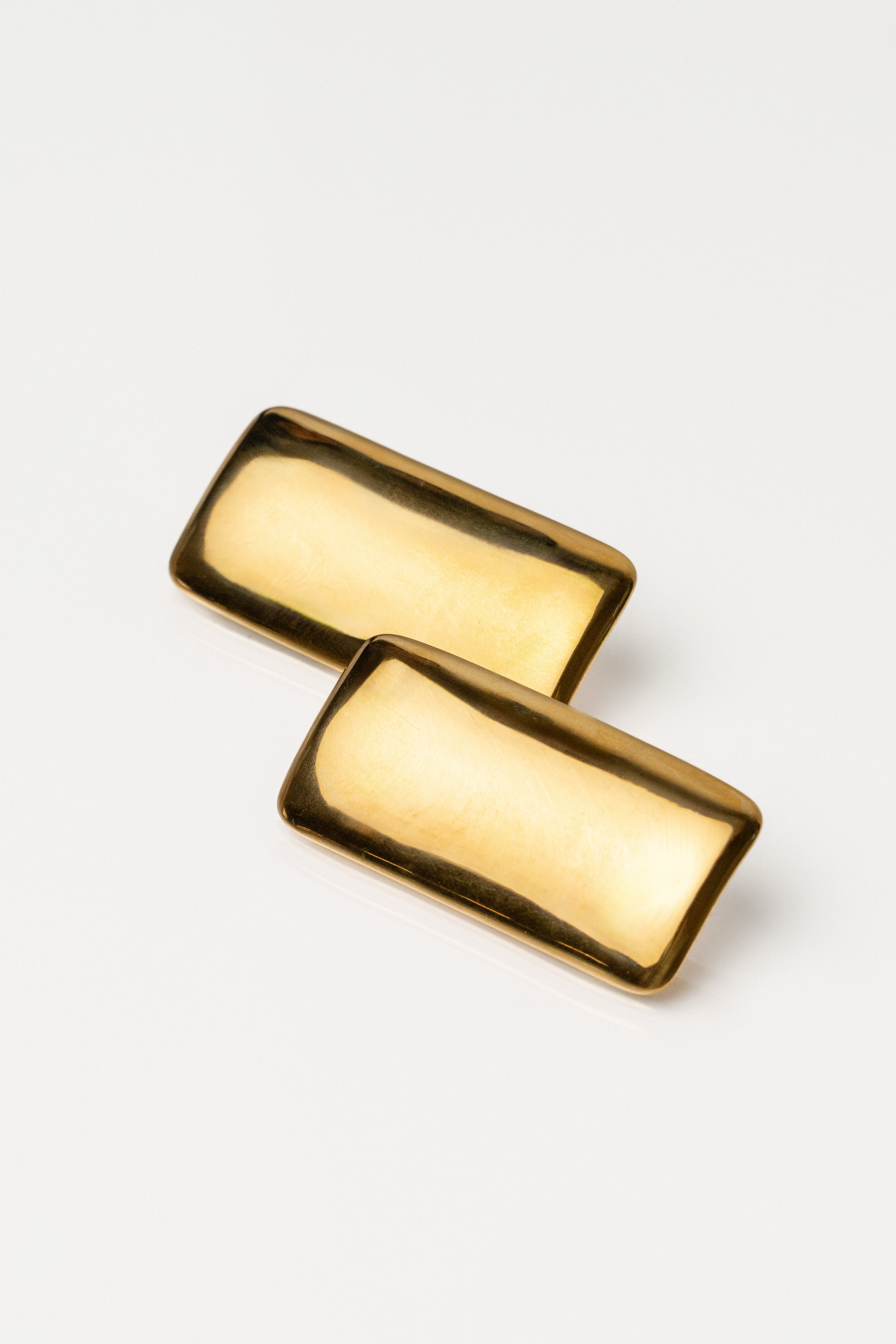 Gold Hazel Rectangle Earrings - JLUXLABEL