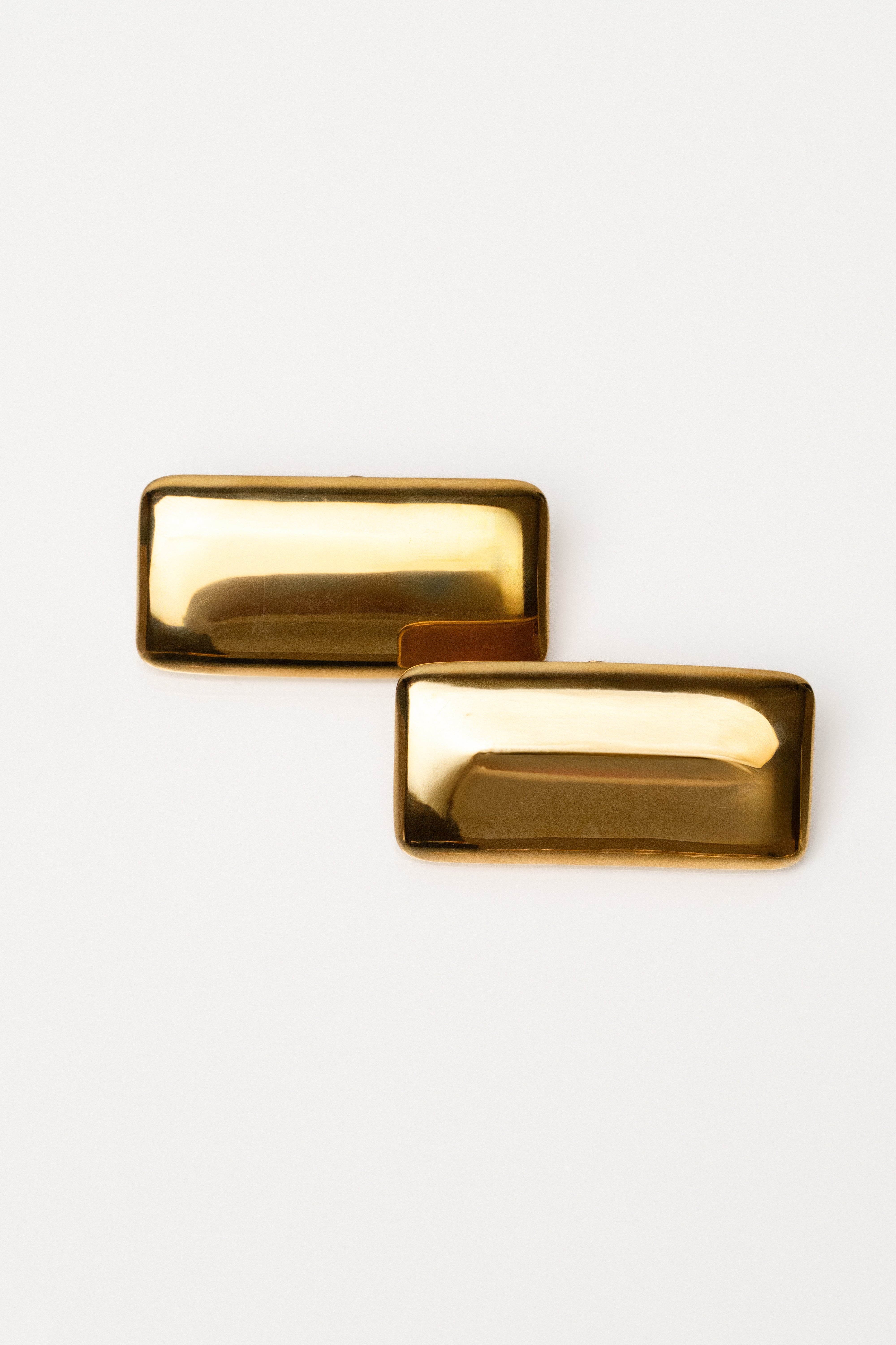 Gold Hazel Rectangle Earrings - JLUXLABEL