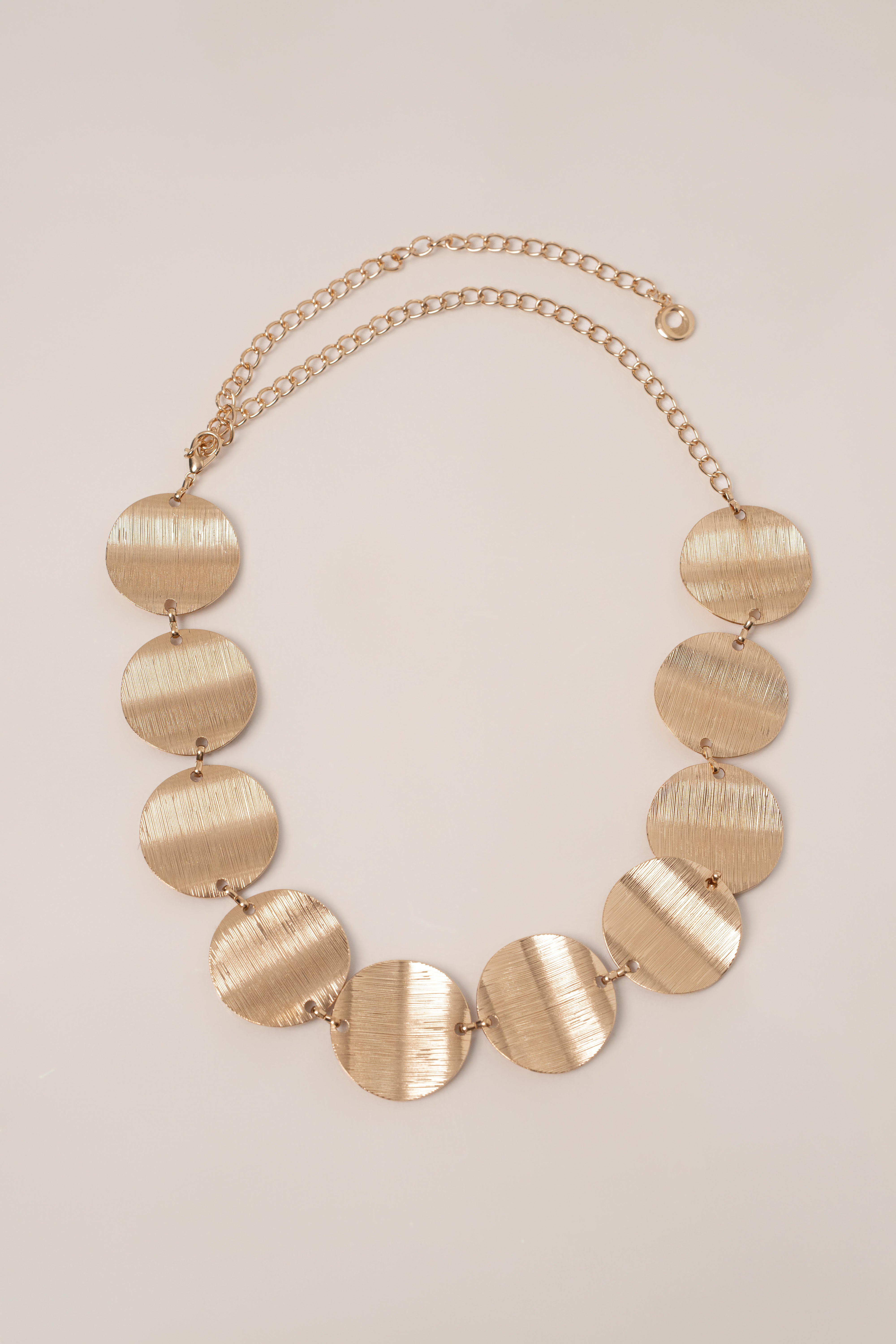 Gold Disc Chain Waist Belt - JLUXLABEL