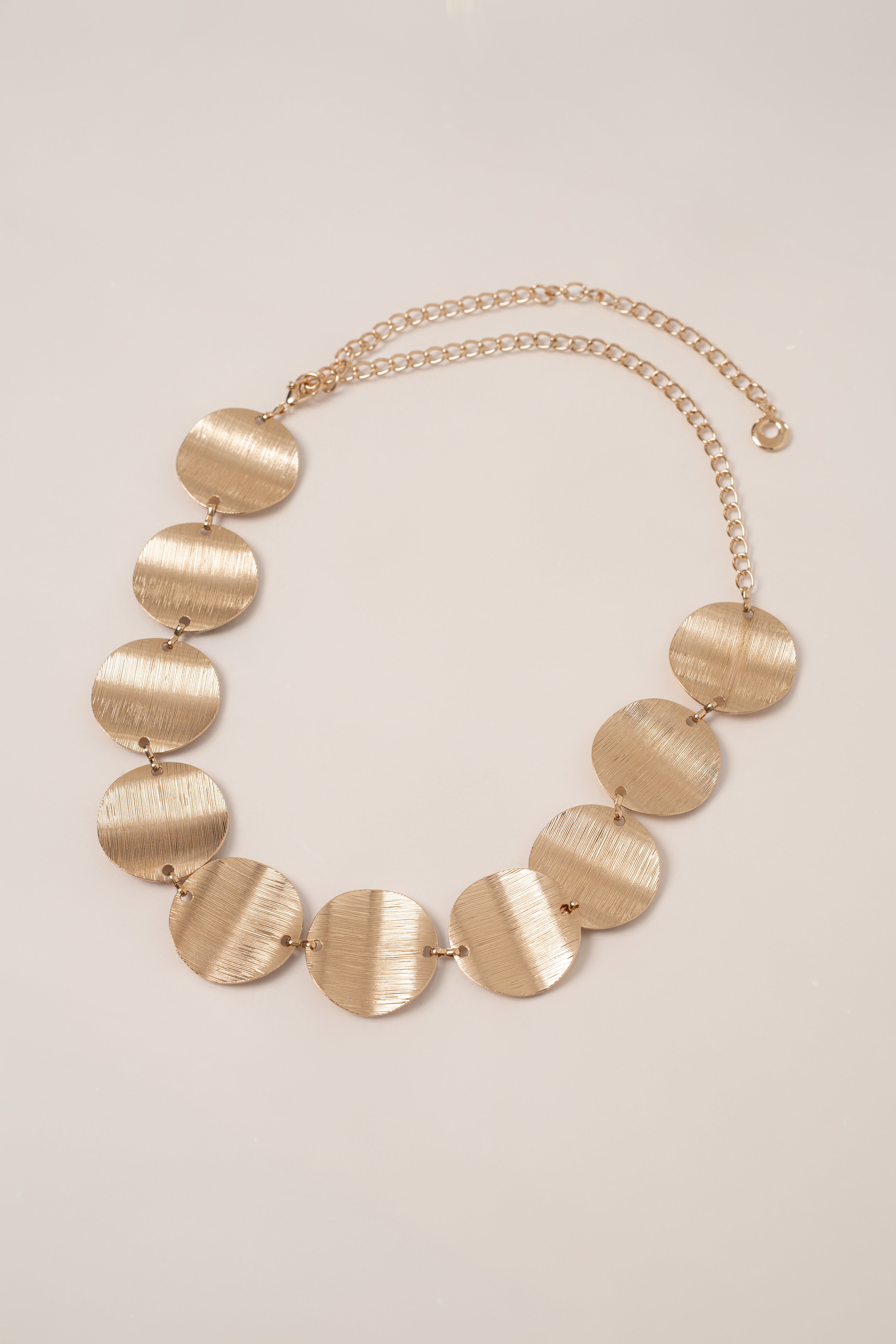 Gold Disc Chain Waist Belt - JLUXLABEL