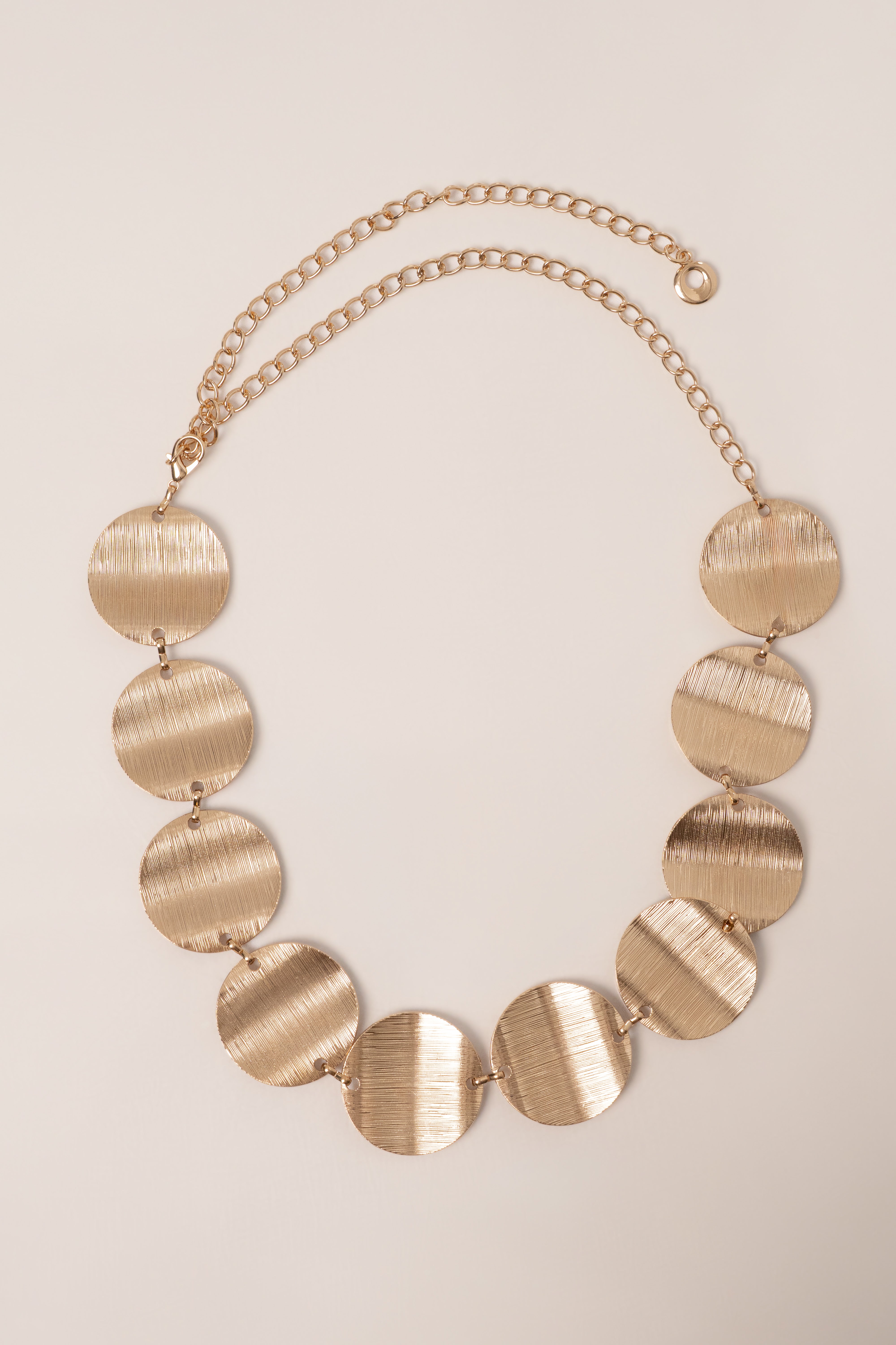 Gold Disc Chain Waist Belt - JLUXLABEL