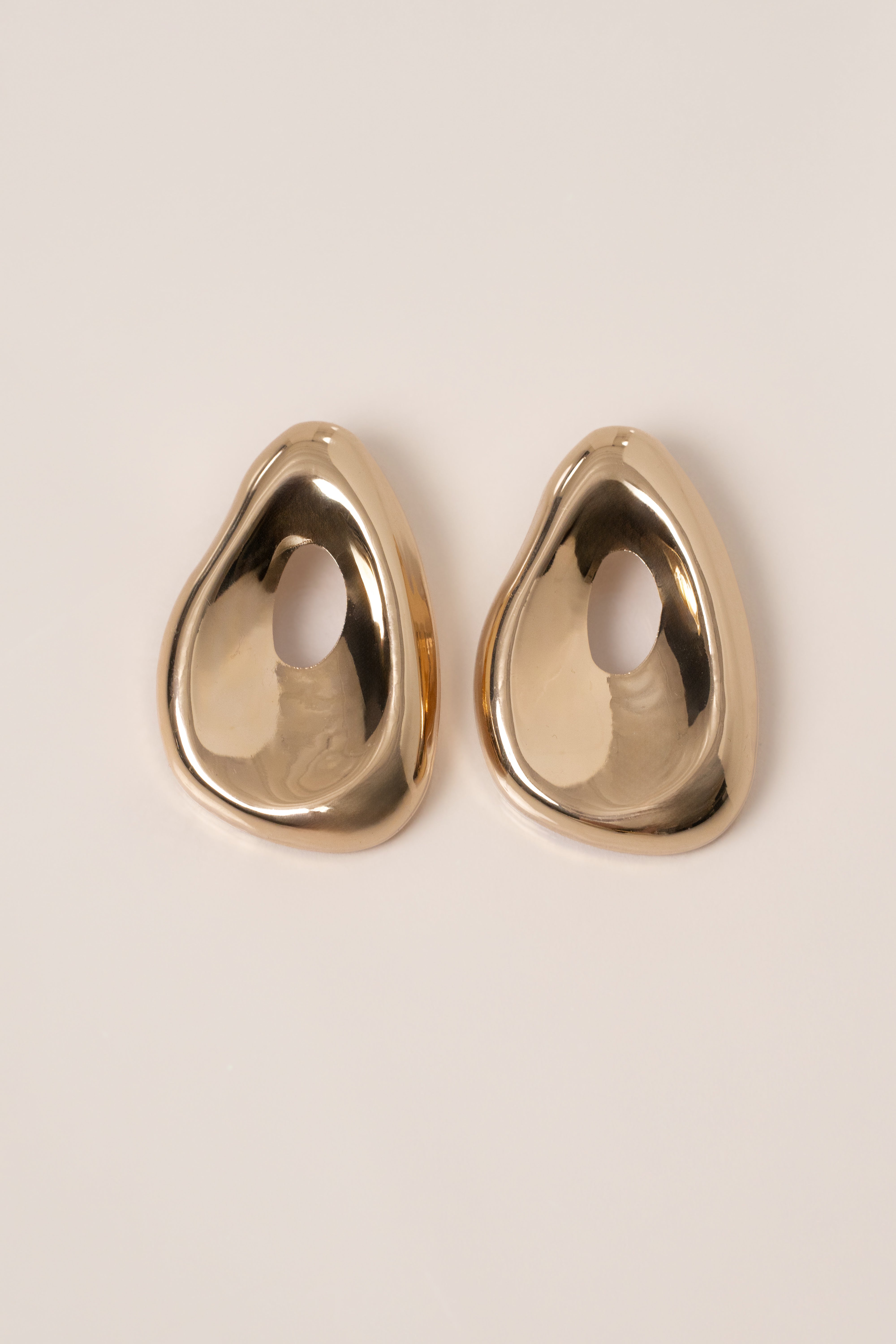 Gold Cecilia Earrings - JLUXLABEL