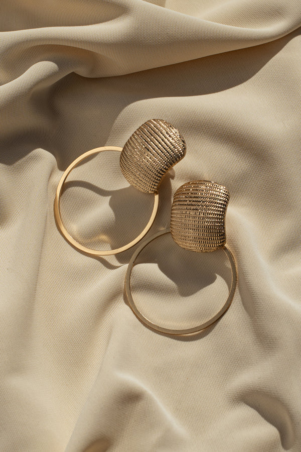 Gold Nora Dangle Earrings - JLUXLABEL