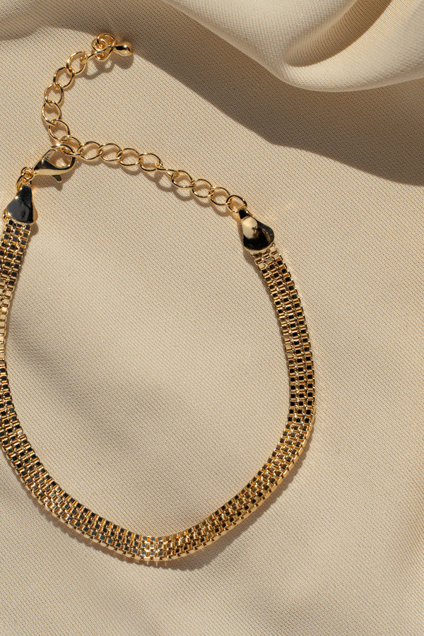 Gold Tori Chain Bracelet - JLUXLABEL