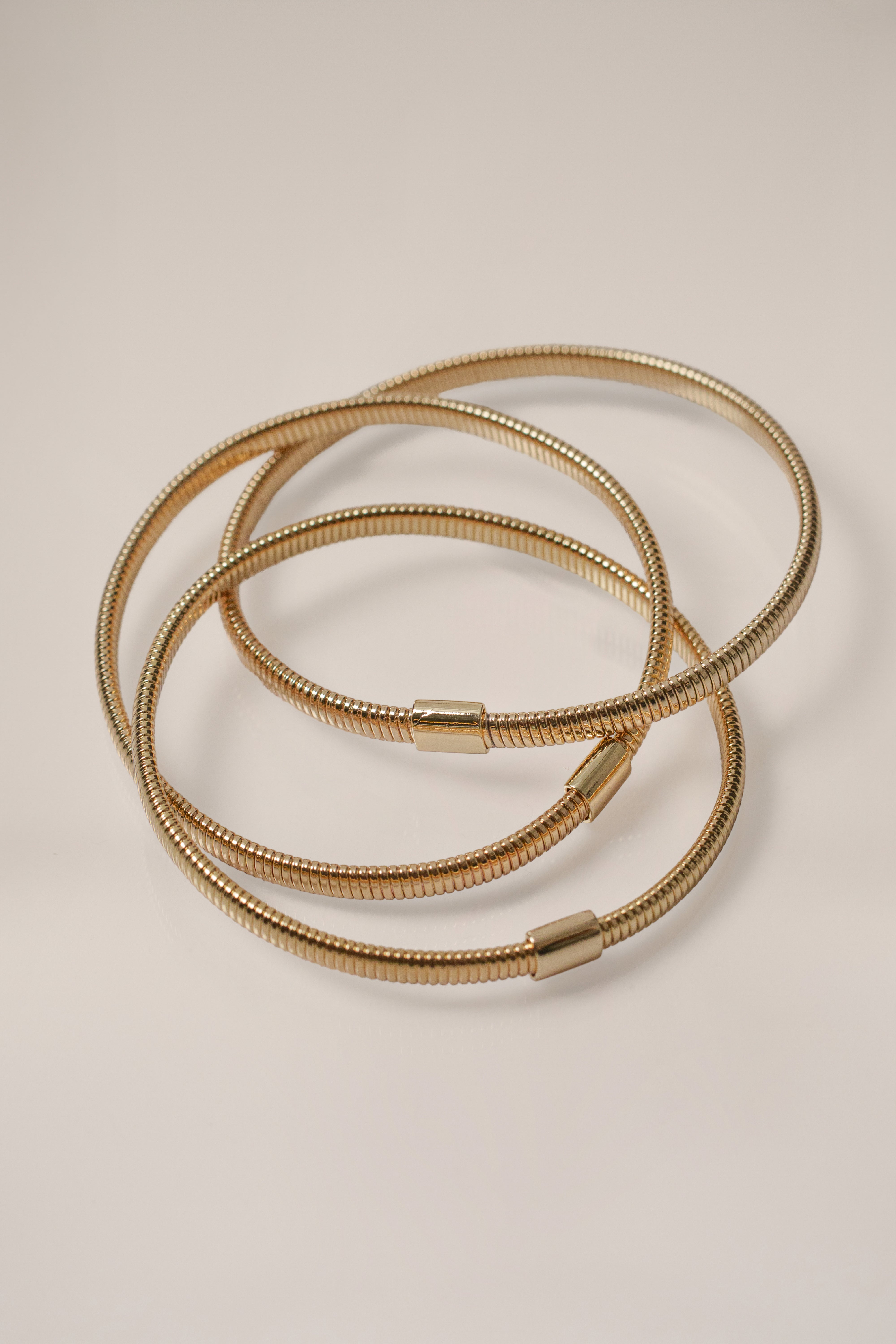 Gold Elle Bracelet Set