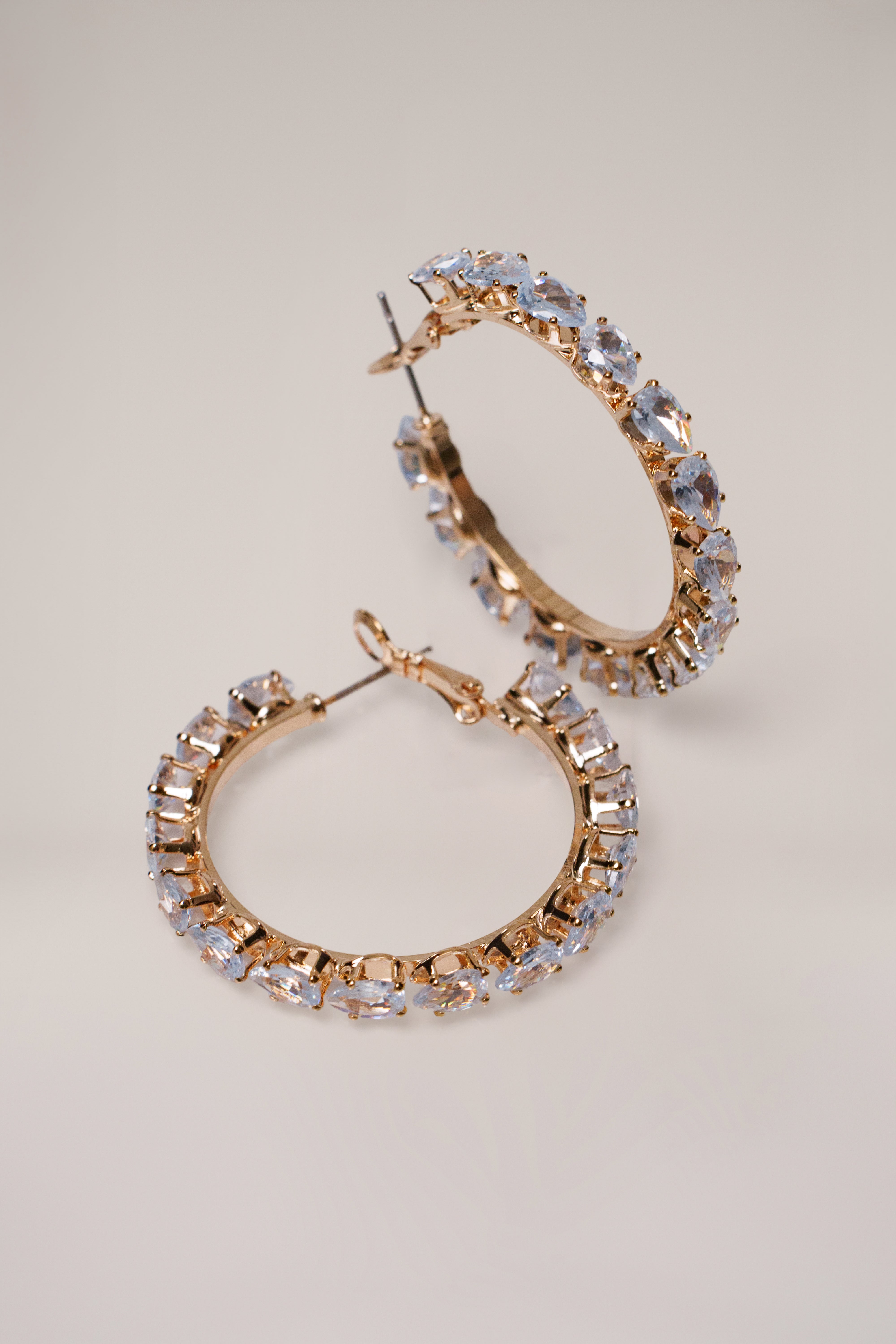 Gold Luminara Hoop Earrings