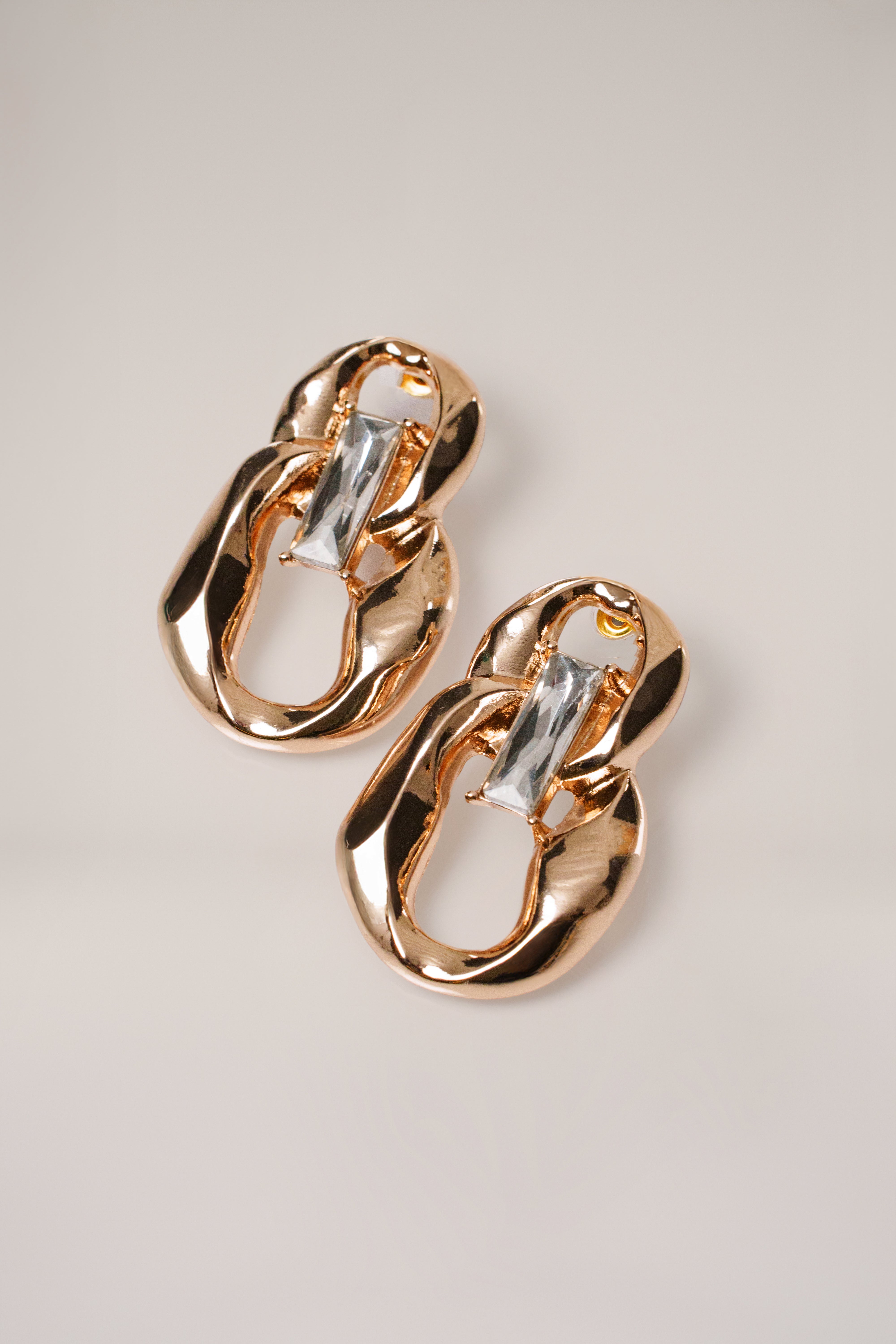 Gold Gilded Shine Earrings