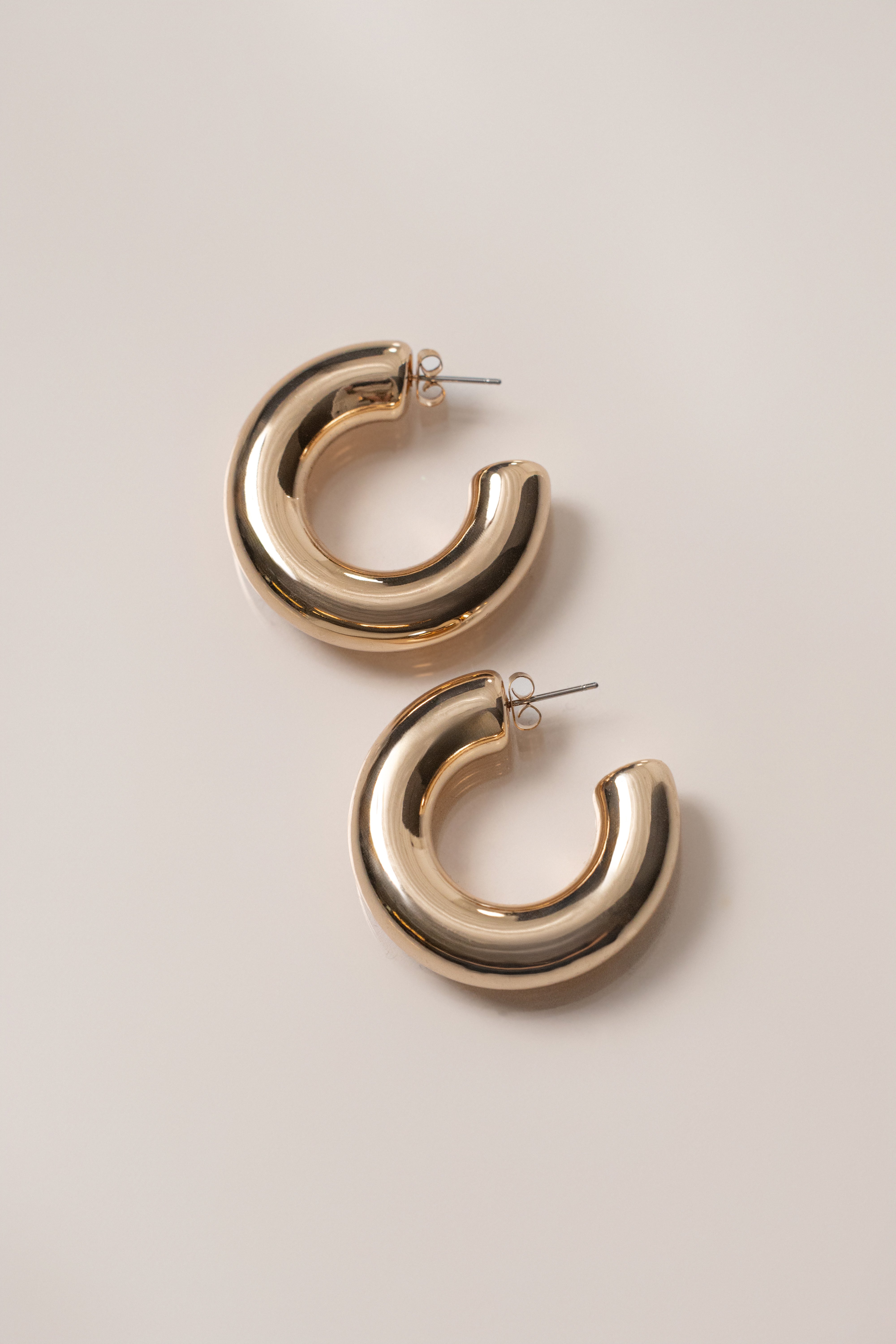 Gold Devon Hoop Earrings