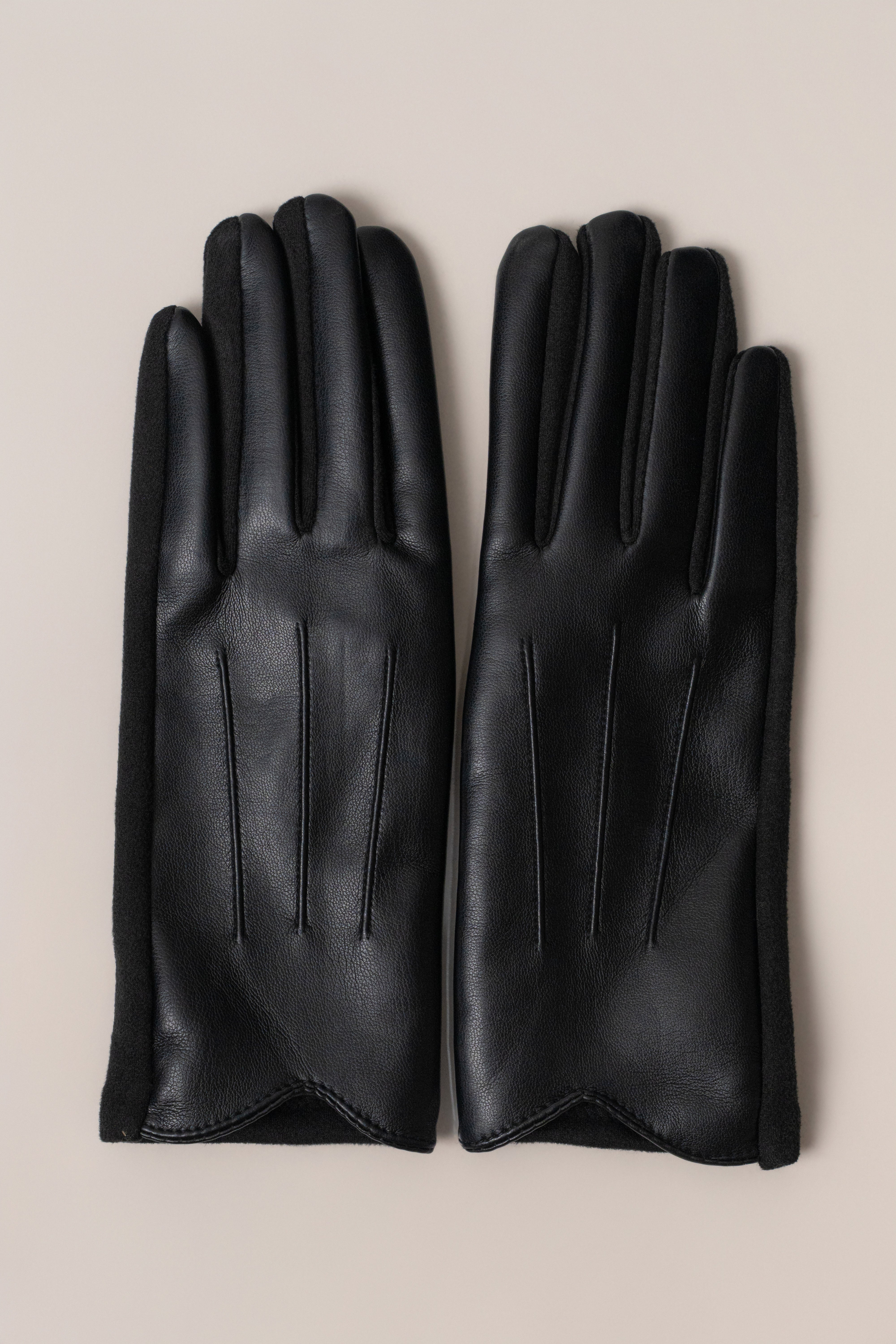 Black Après Ski Gloves