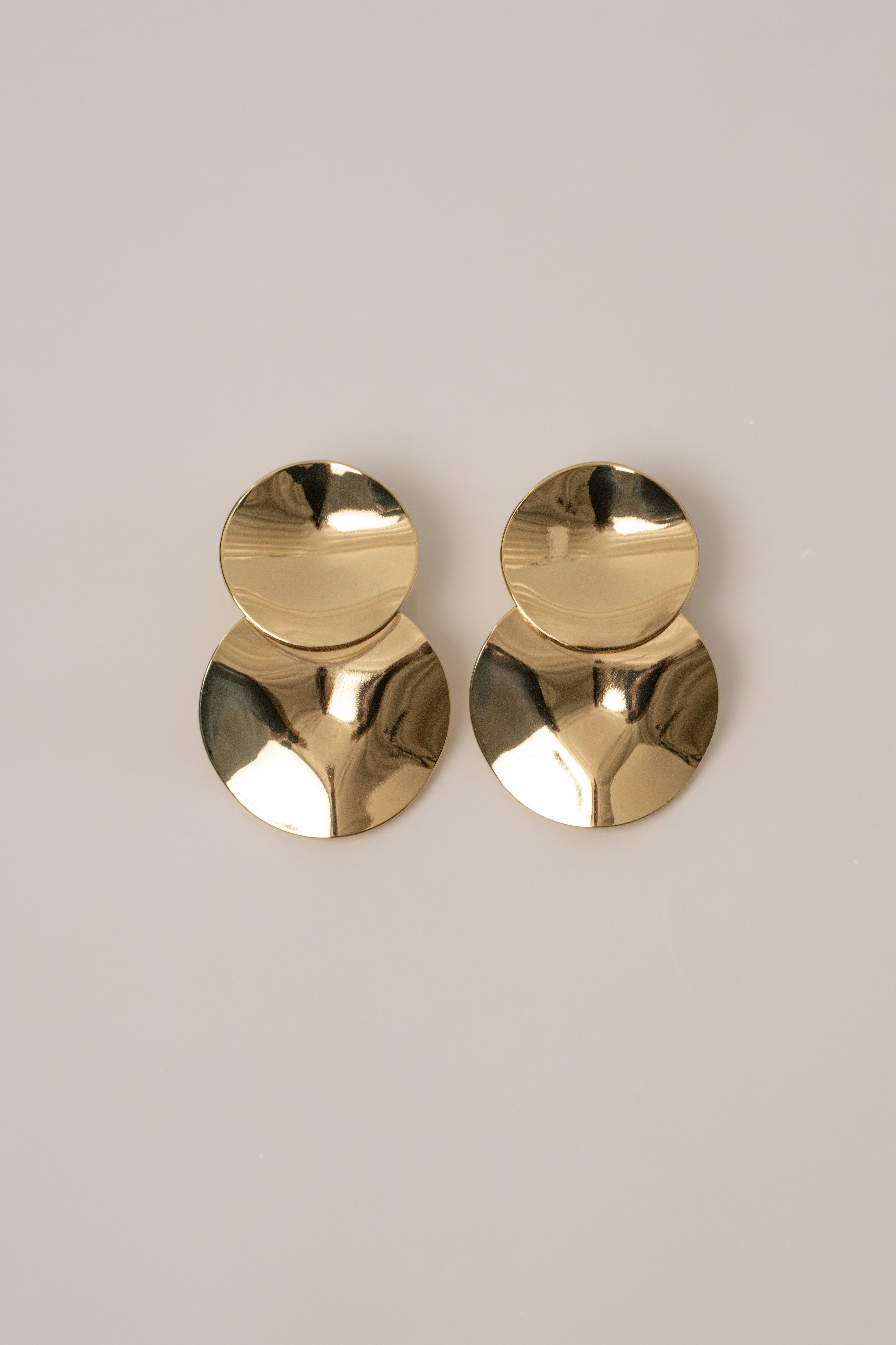 Gold Tanya Dangle Earrings - JLUXLABEL