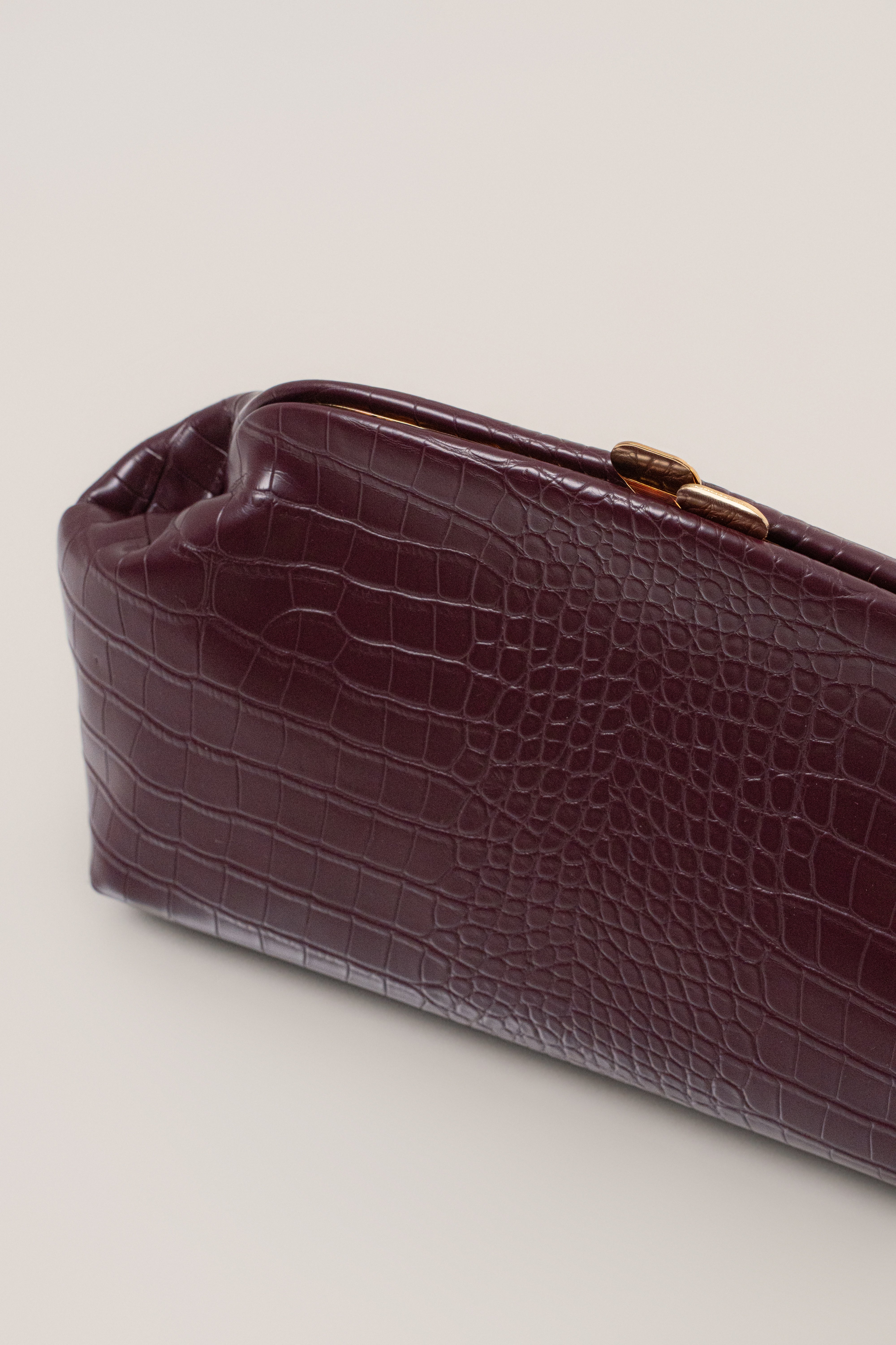 Burgundy Lola Clutch Bag - JLUXLABEL