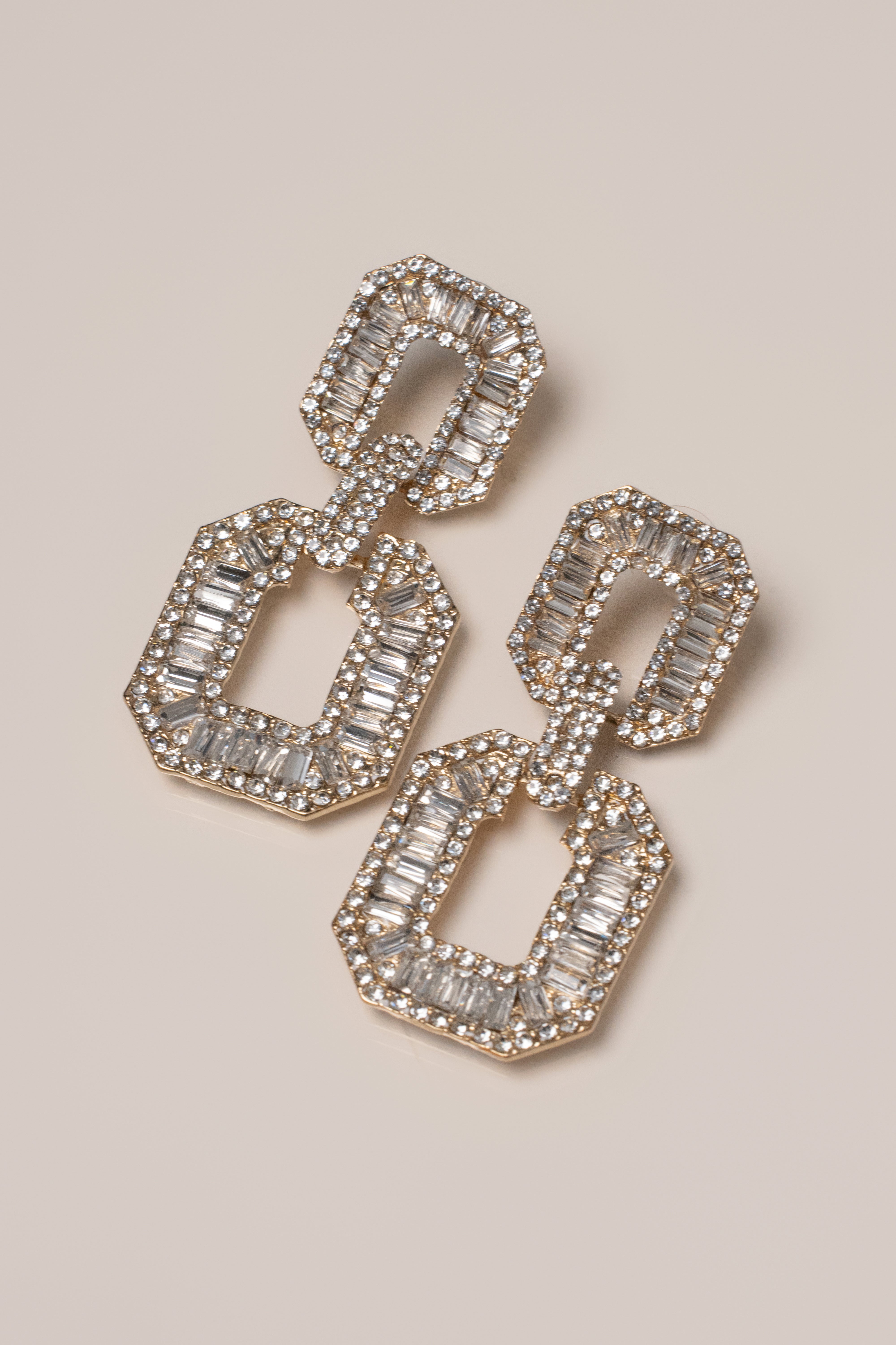 Gold Gleam Connection Earrings