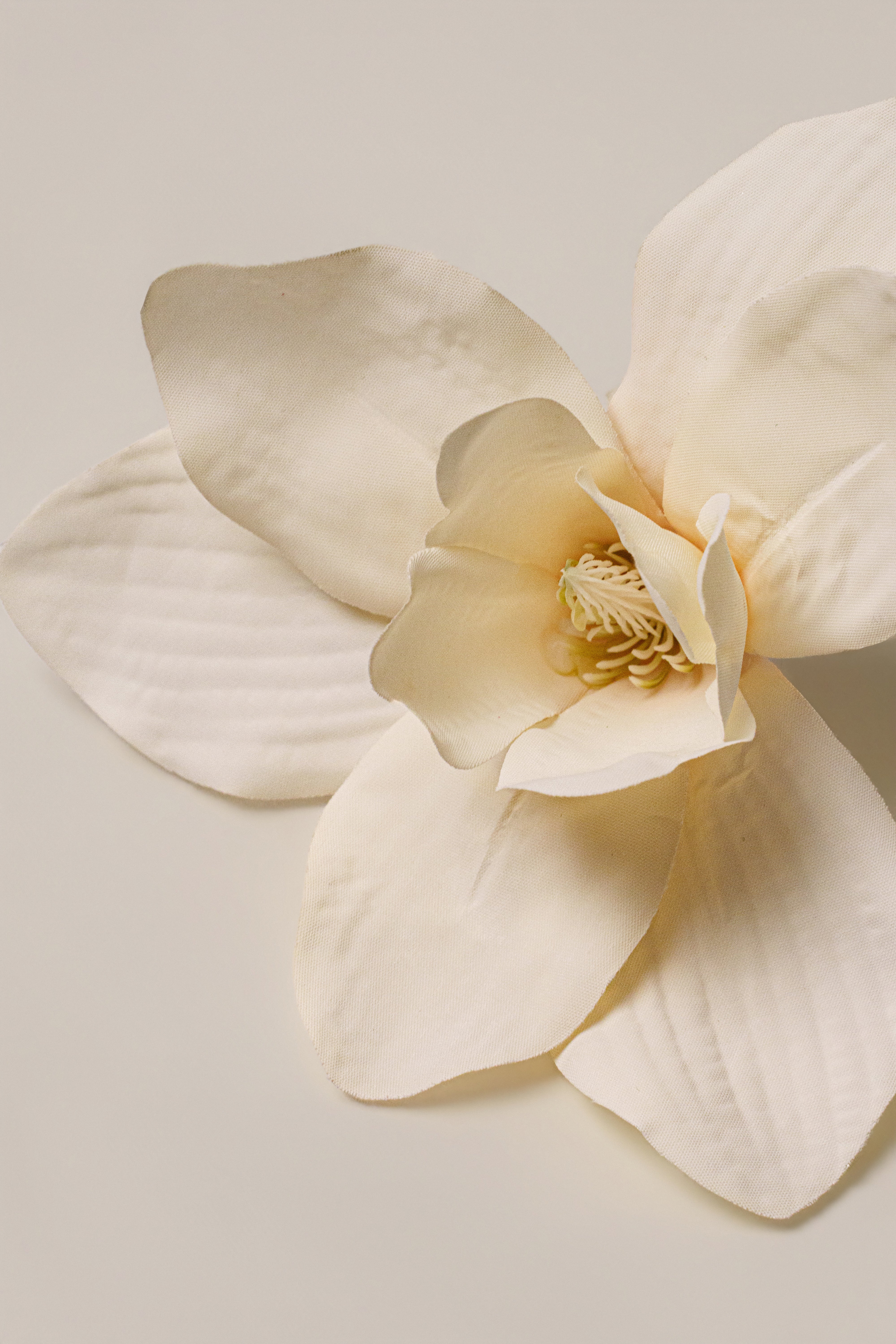 Ivory coastal orchid hair clip from JLUXLABEL, decorative accessory with floral design, suitable for hair styling and adornment.