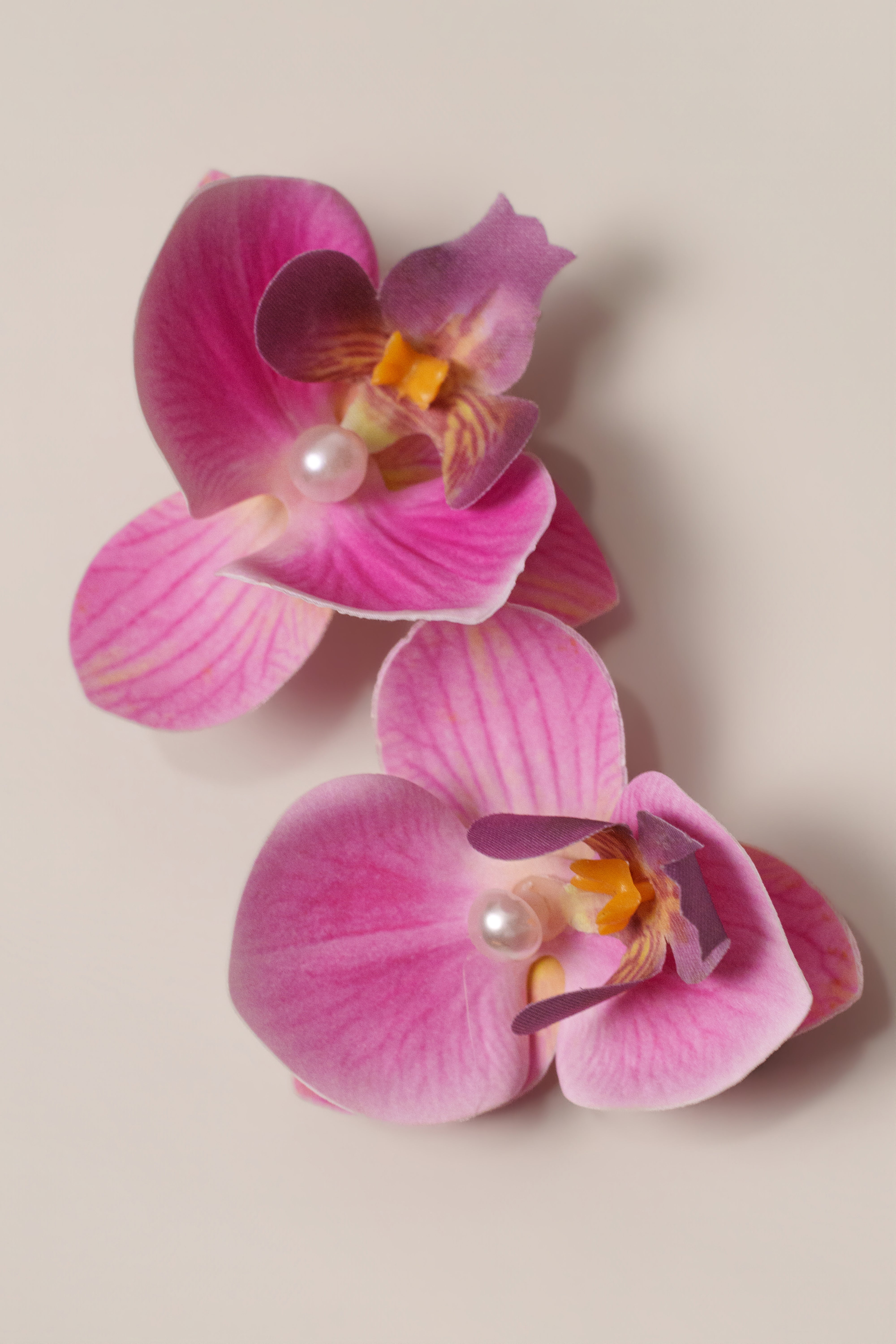 Fuchsia Island Bloom Hair Clip Set