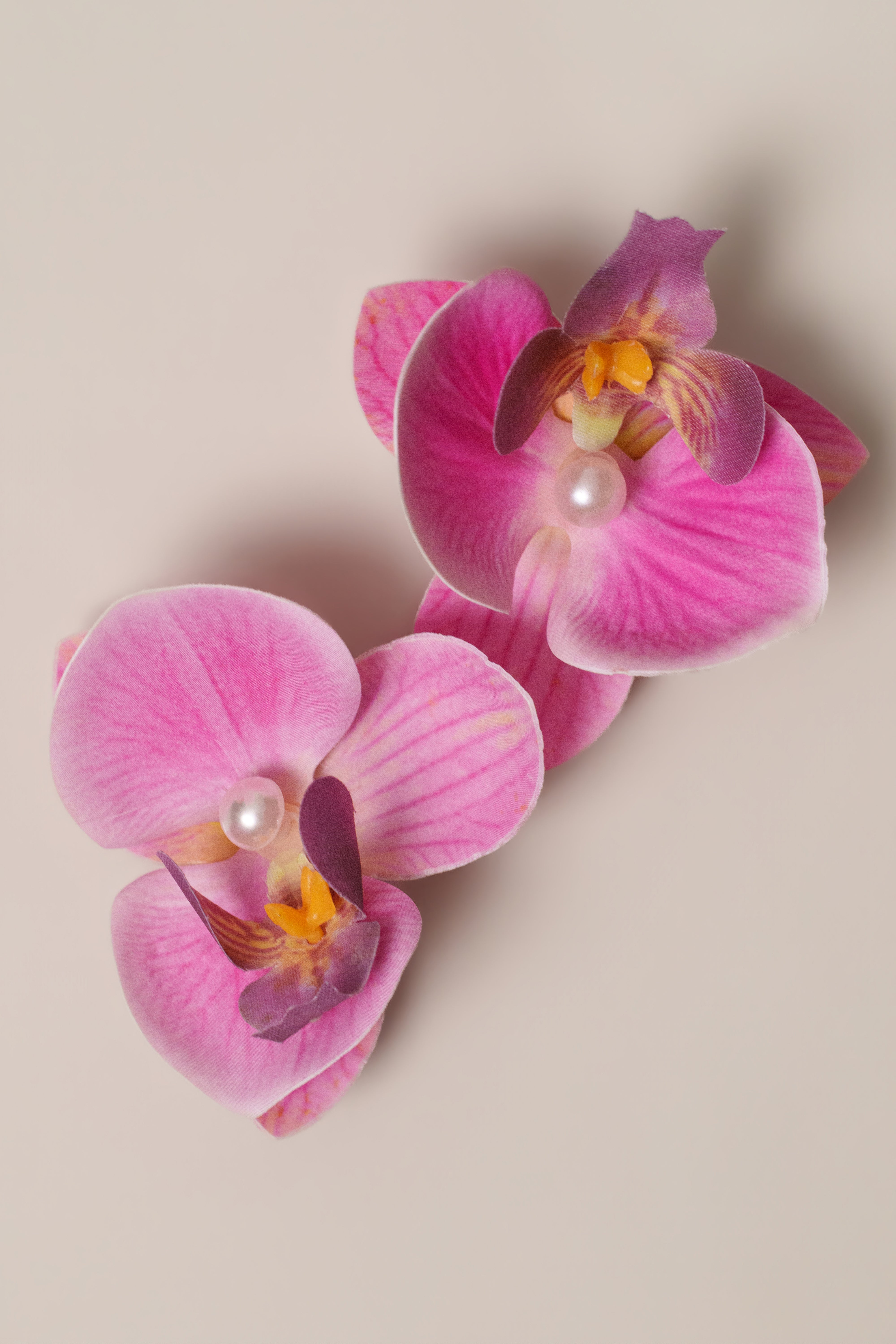 Fuchsia Island Bloom Hair Clip Set