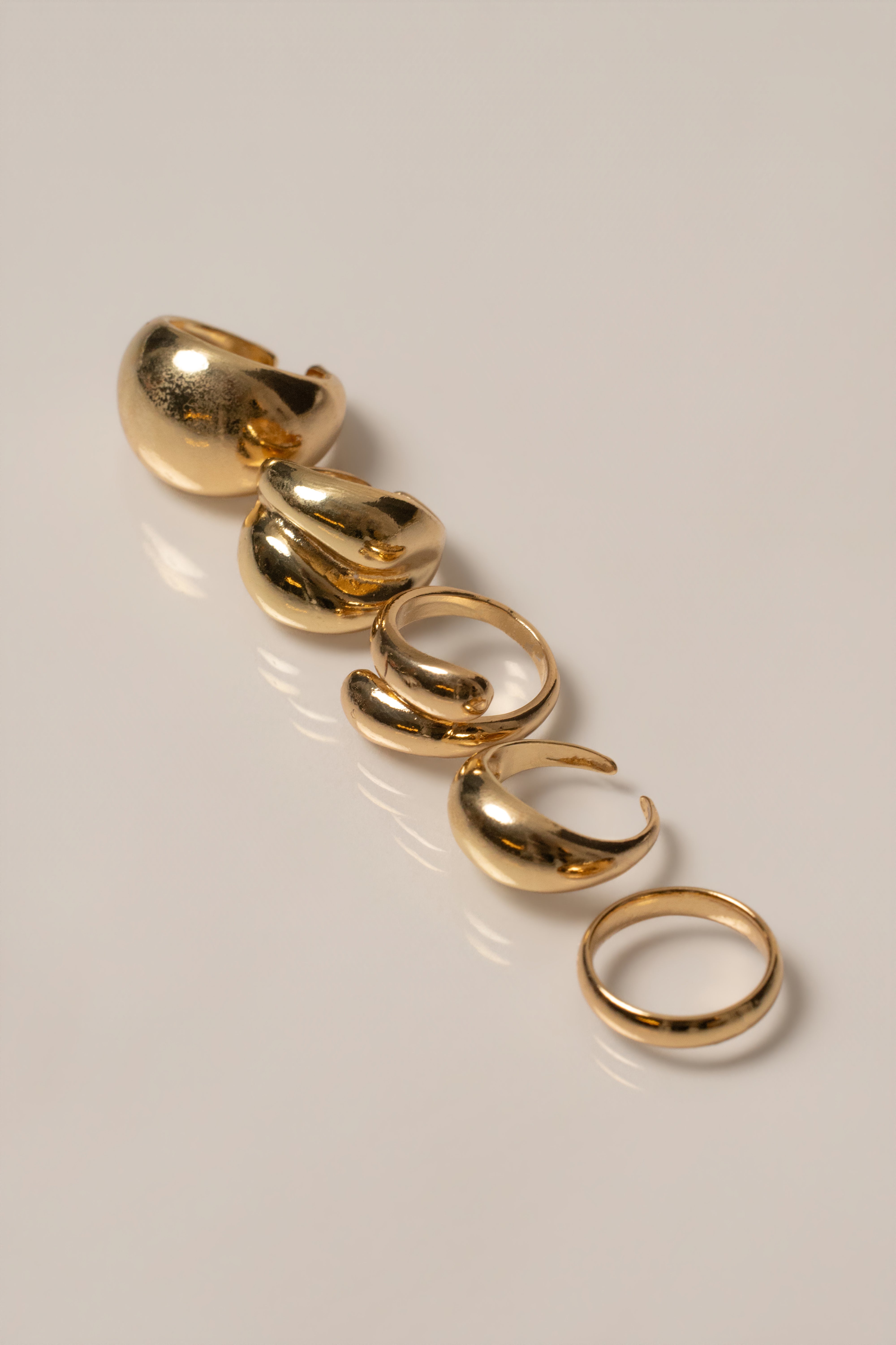 Gold Talia Ring Set - JLUXLABEL
