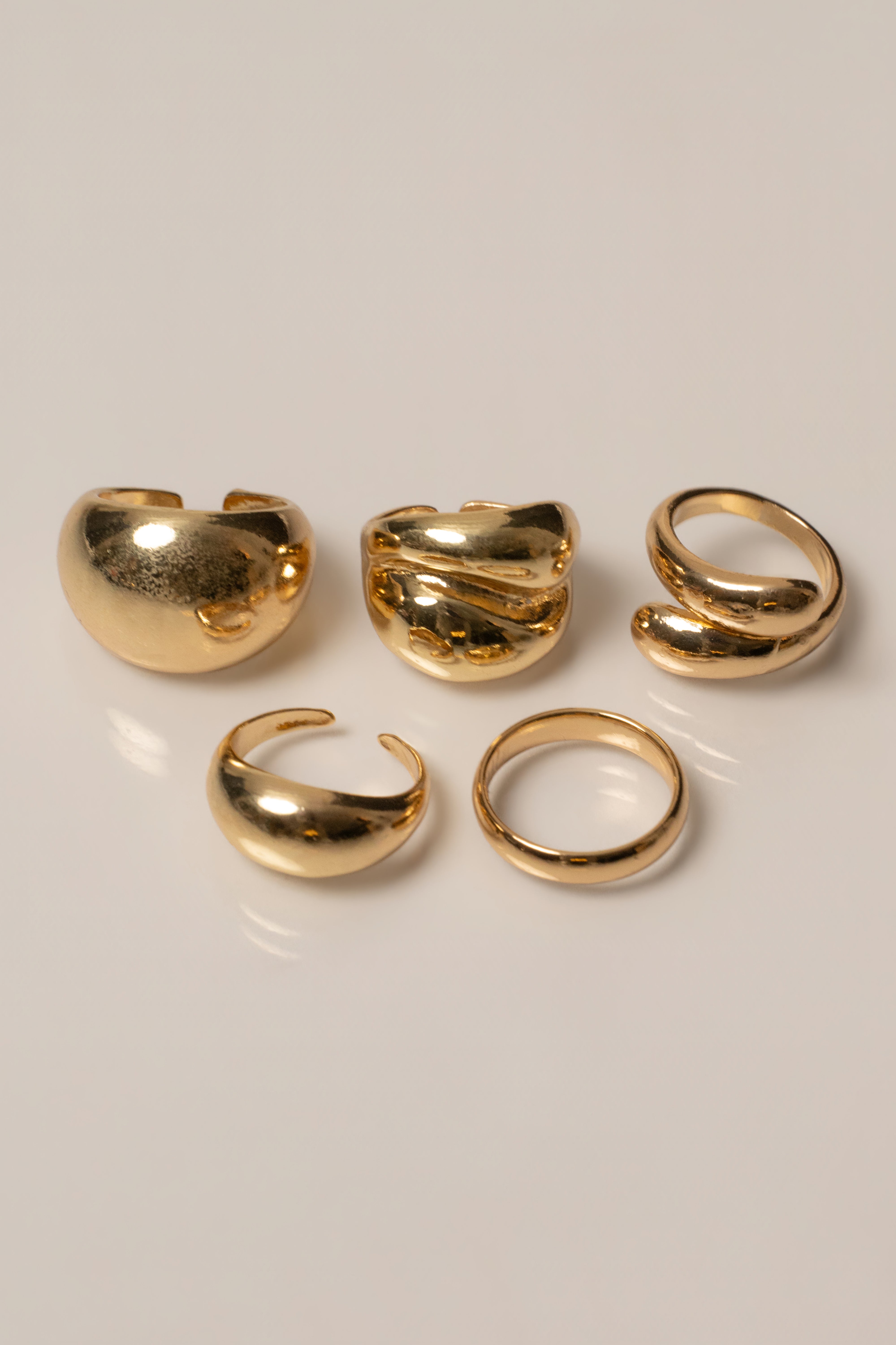 Gold Talia Ring Set - JLUXLABEL