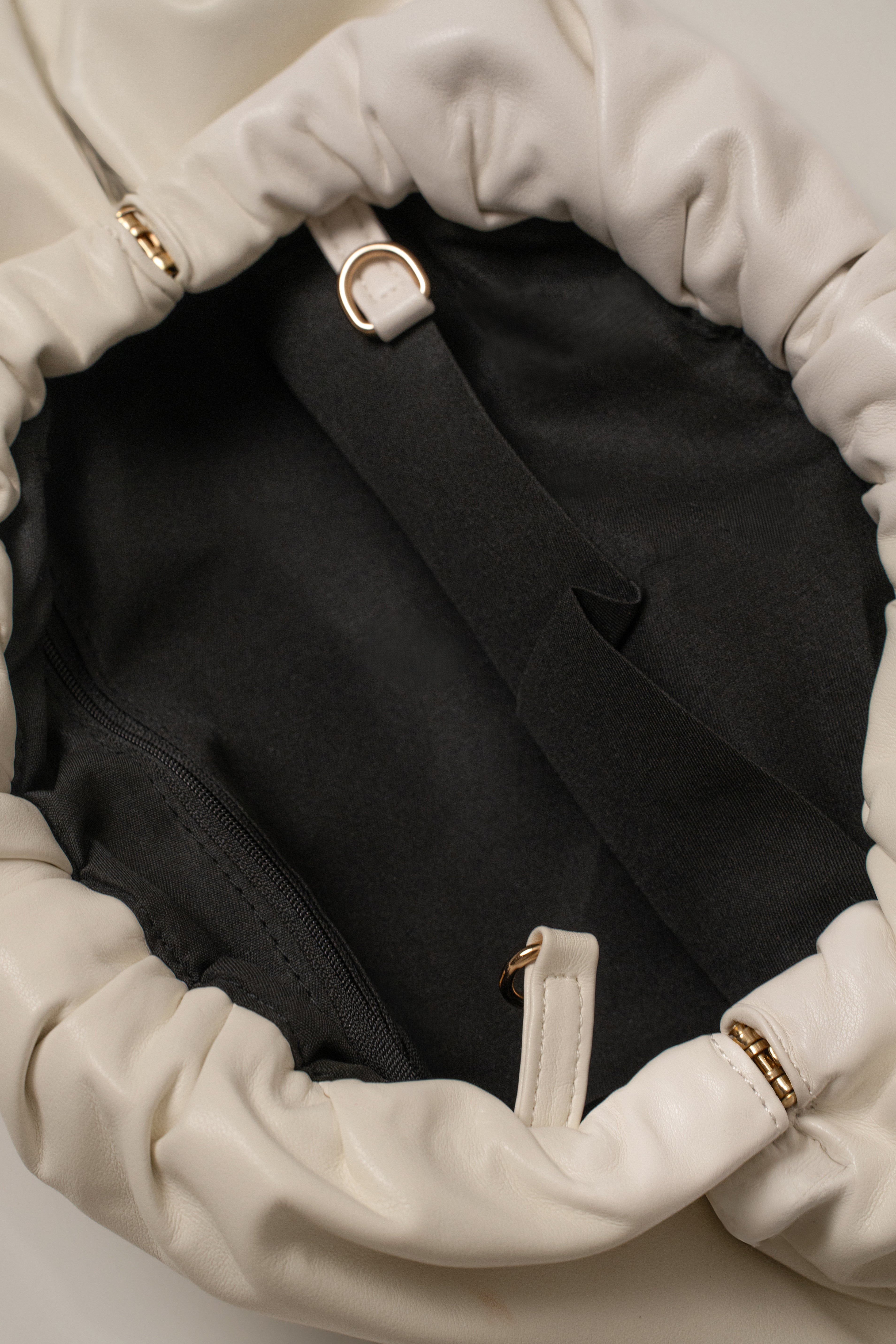 White Signature Cloud Bag - JLUXLABEL