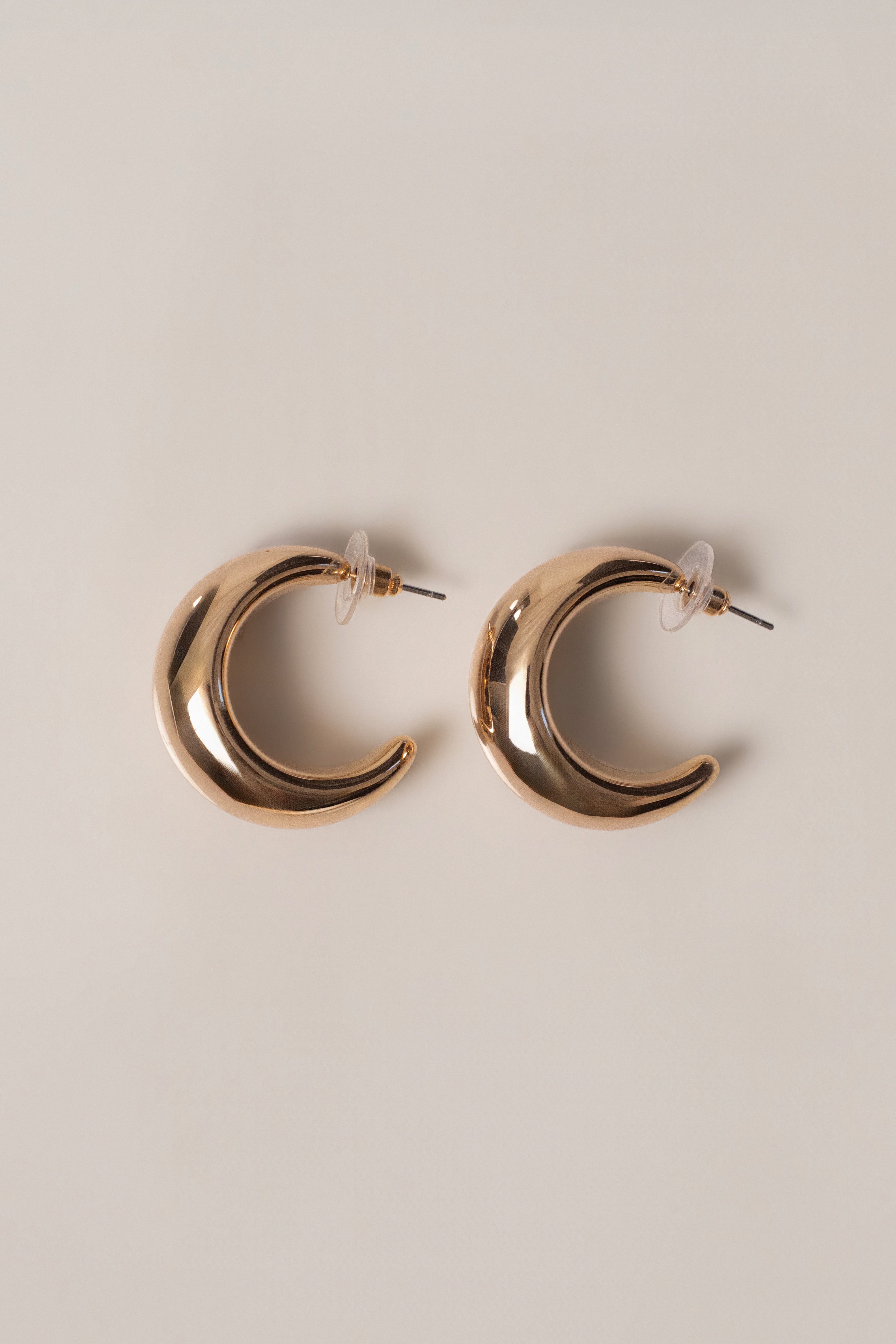 Gold Elise Mini Hoop Earrings - JLUXLABEL