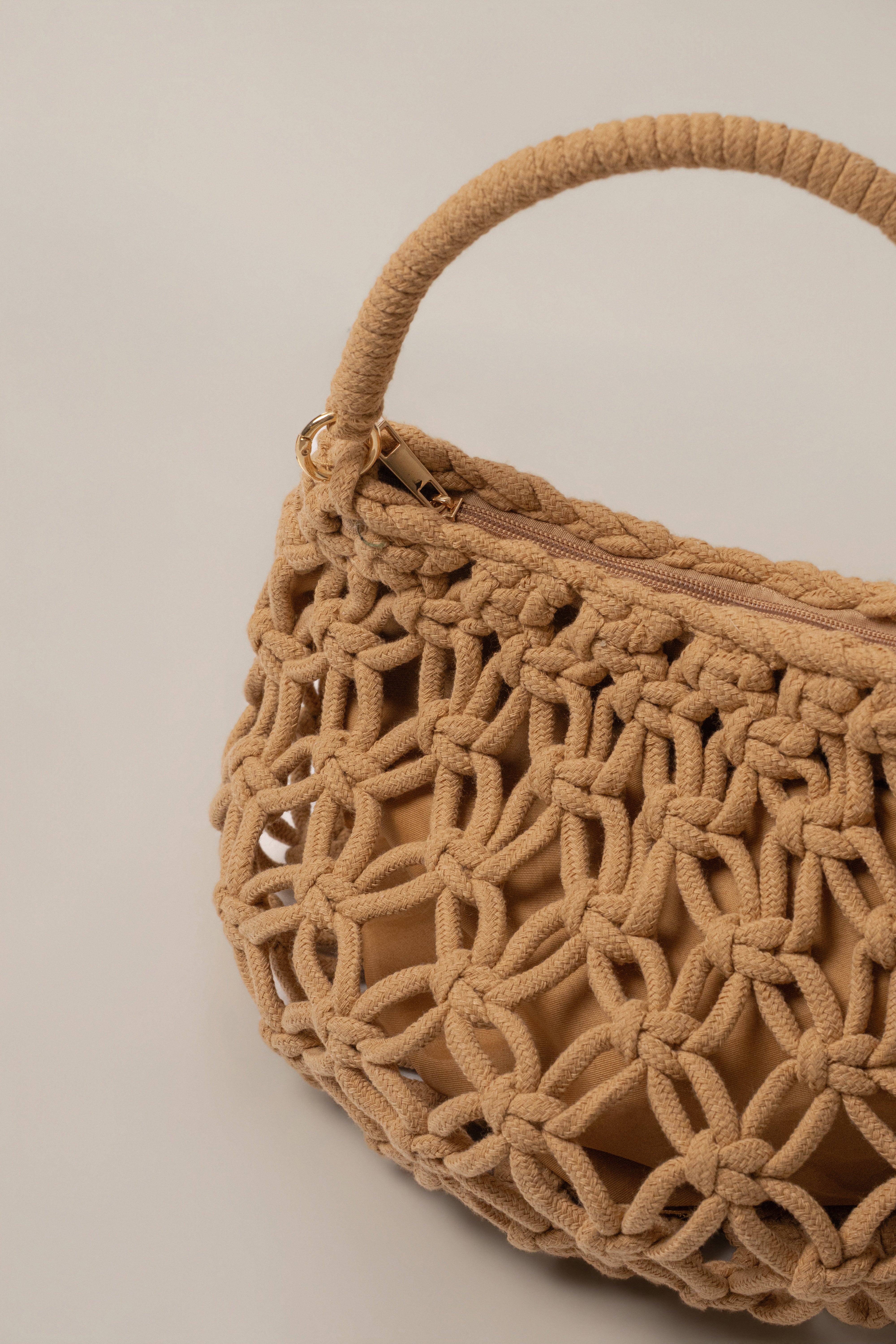 Beige Warm Waters Woven Bag - JLUXLABEL
