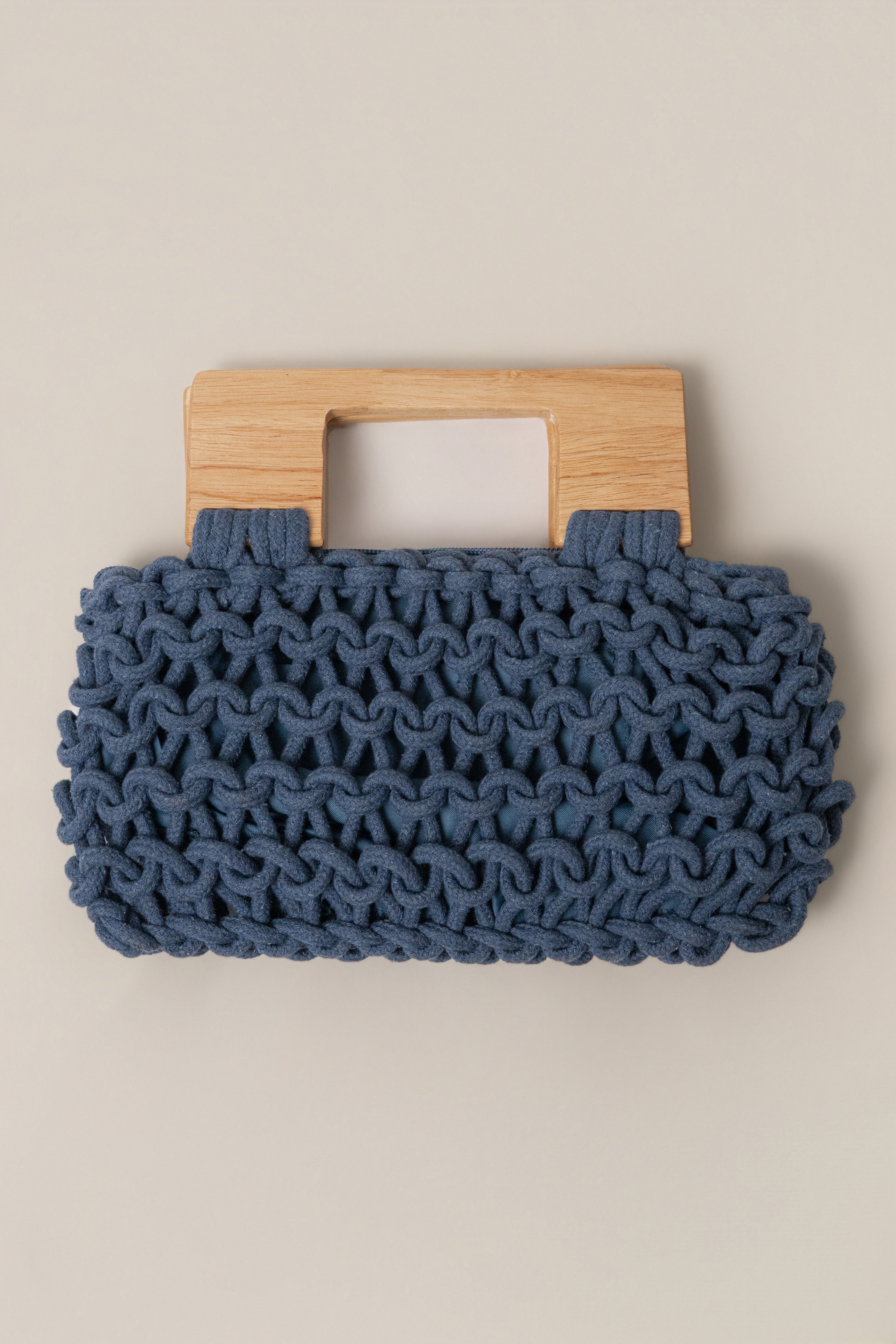 Blue Coastal Weave Shoulder Bag - JLUXLABEL