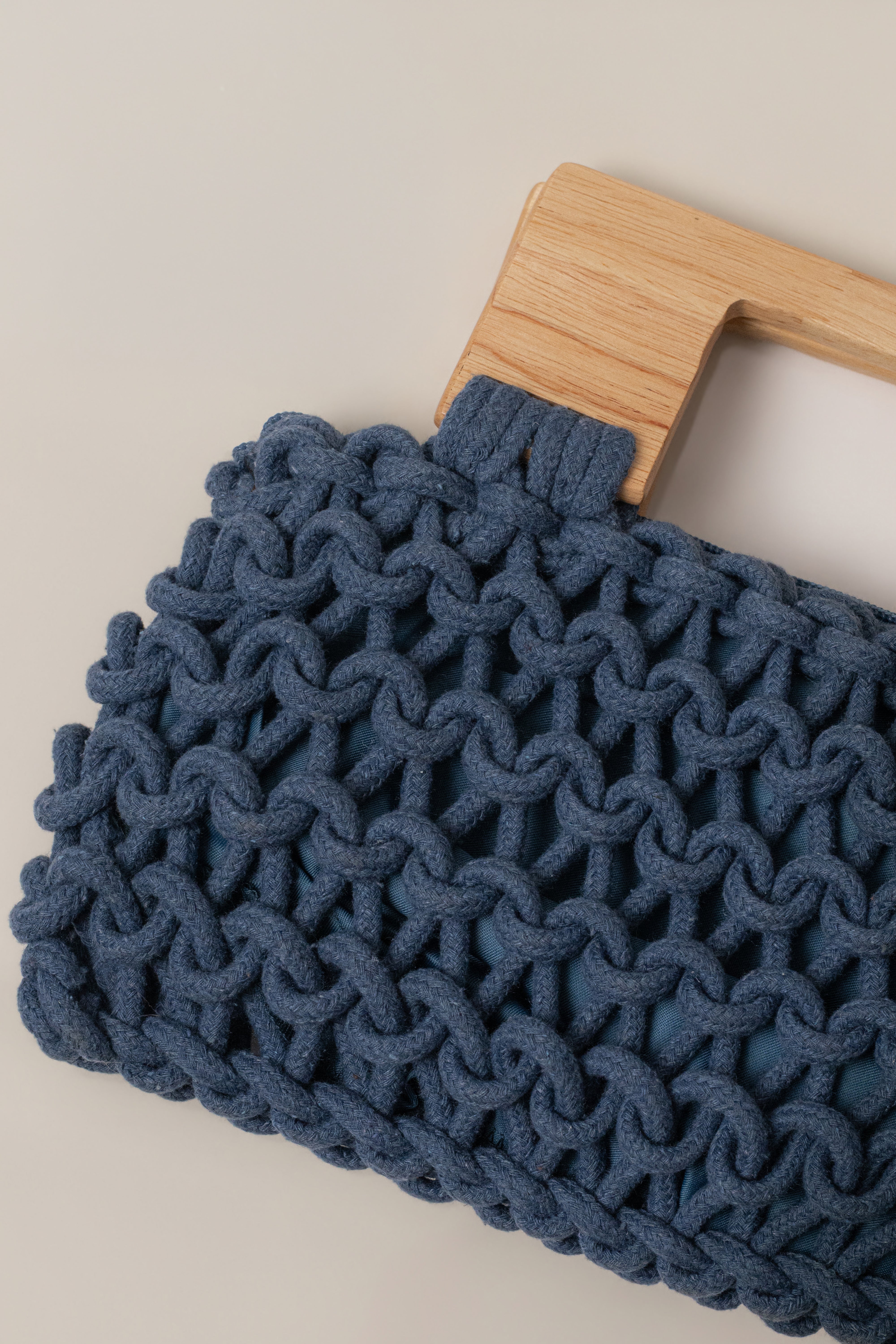 Blue Coastal Weave Shoulder Bag - JLUXLABEL