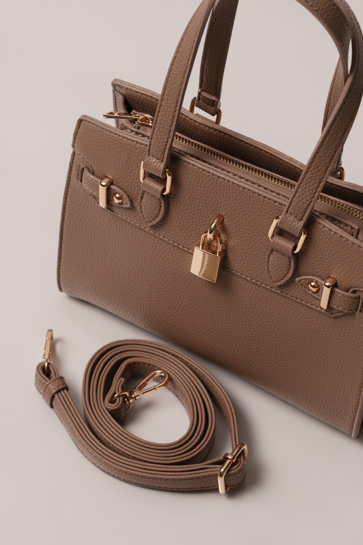 Taupe Alva Handbag - JLUXLABEL