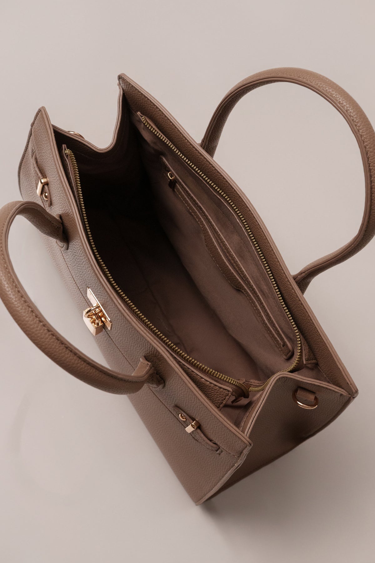 Taupe Alva Handbag - JLUXLABEL