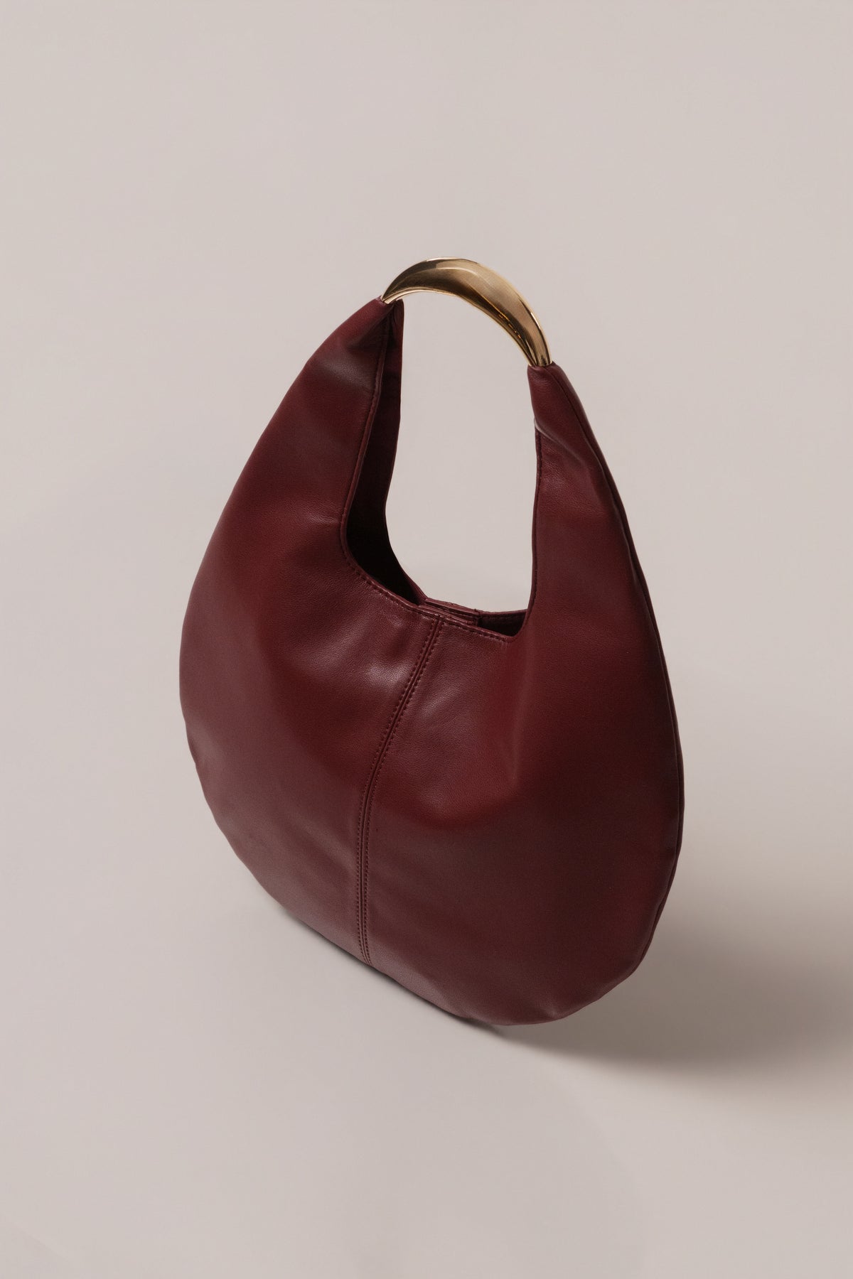 Burgundy Off Duty Arc Bag - JLUXLABEL