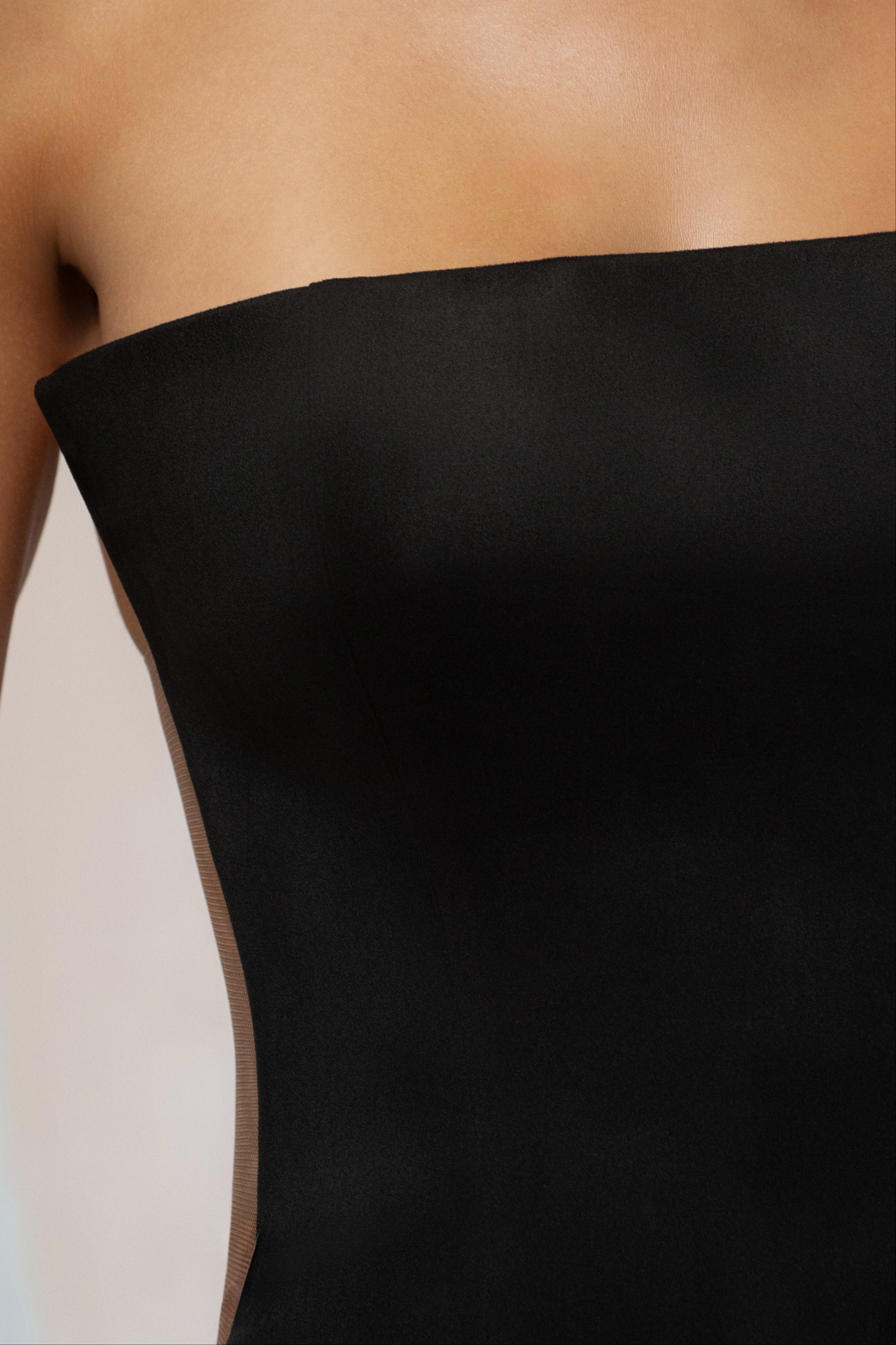 Robe Maxi Madison en Suède Noire