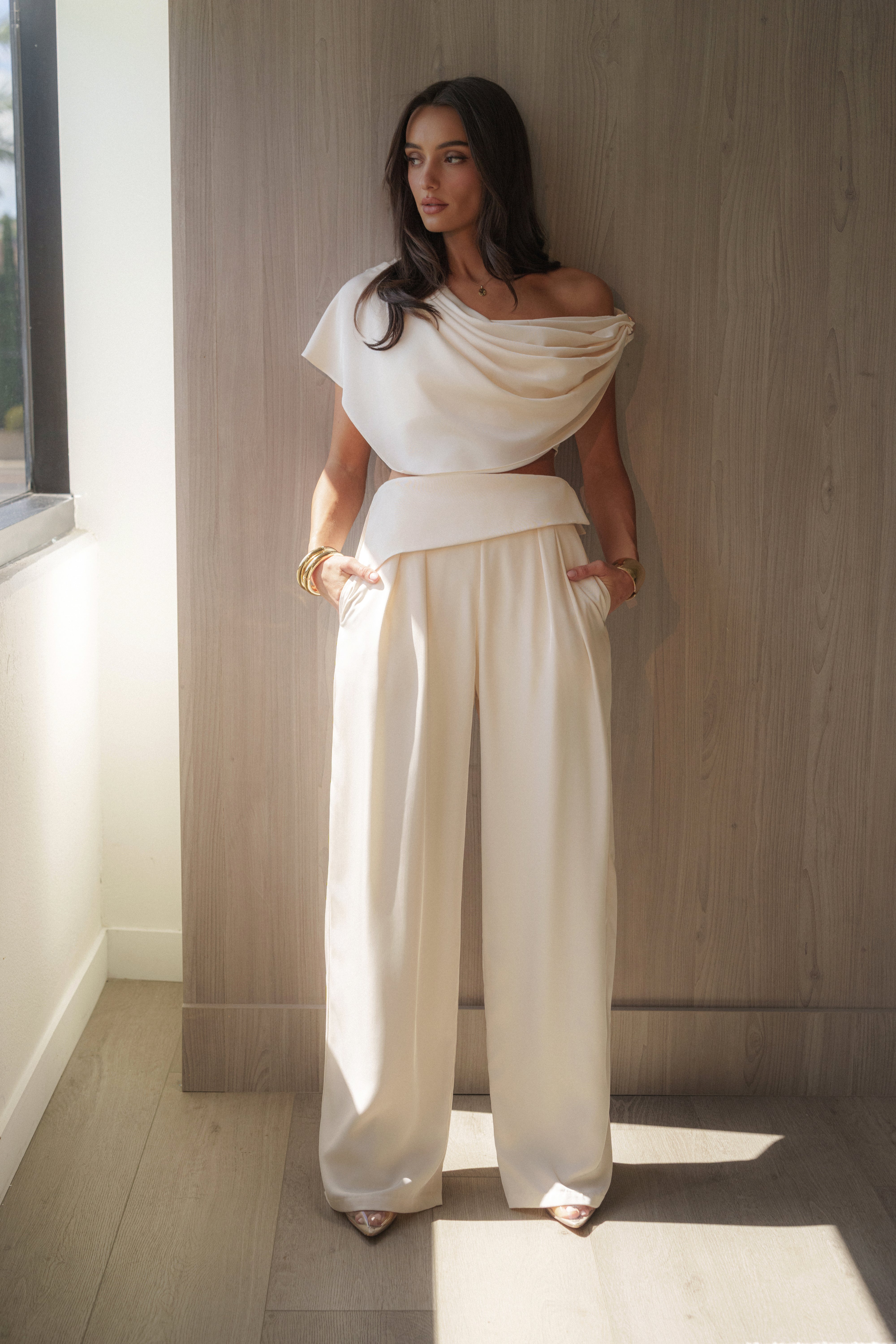 Buttercream Executive Trousers - JLUXLABEL