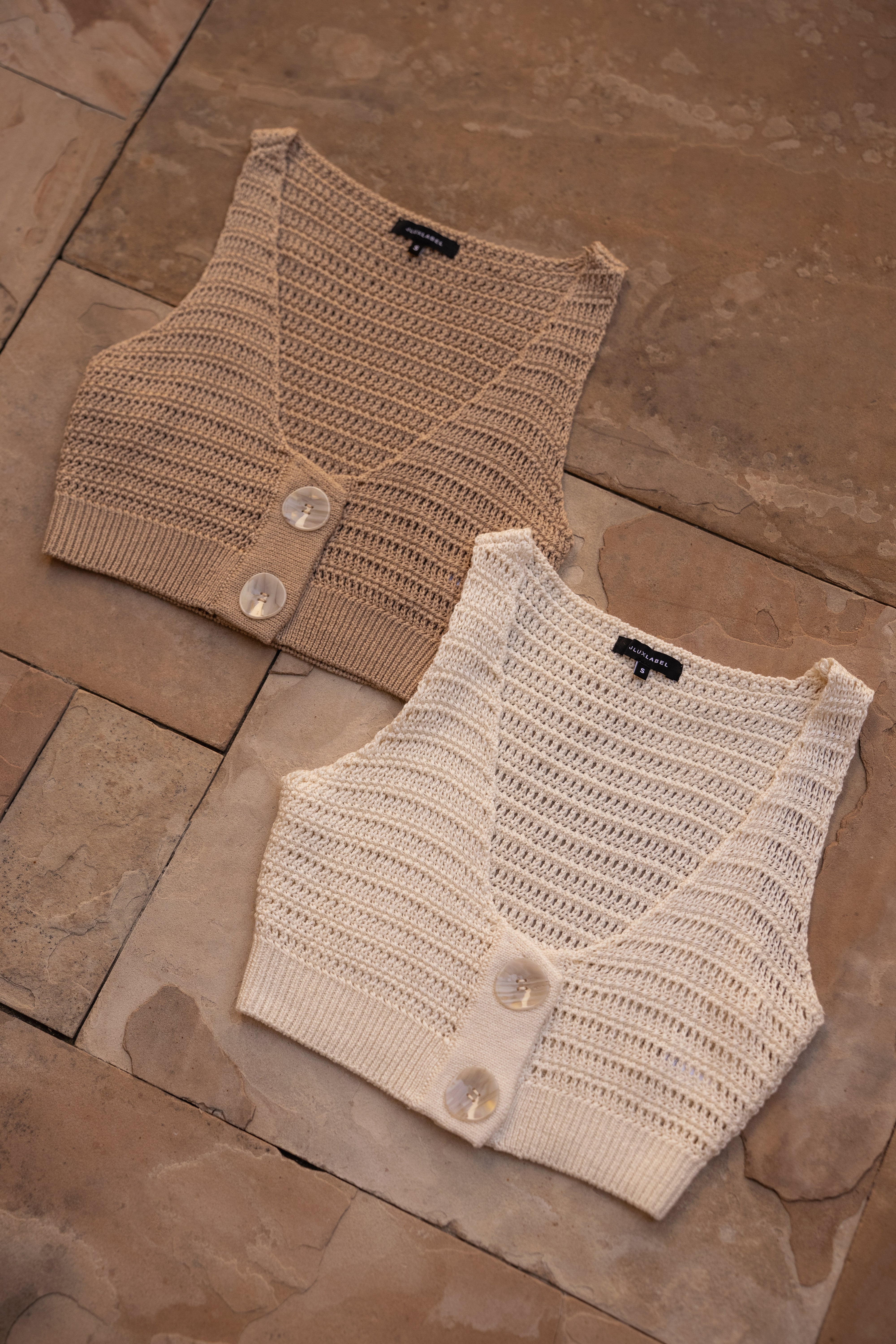 Ivory Salmah Crochet Top - JLUXLABEL