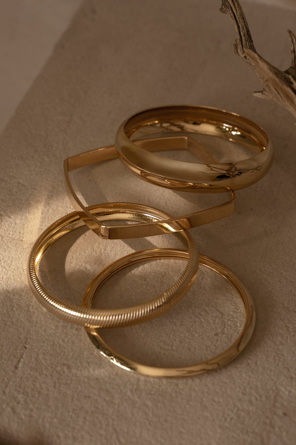 Gold Libi Bracelet Set - JLUXLABEL