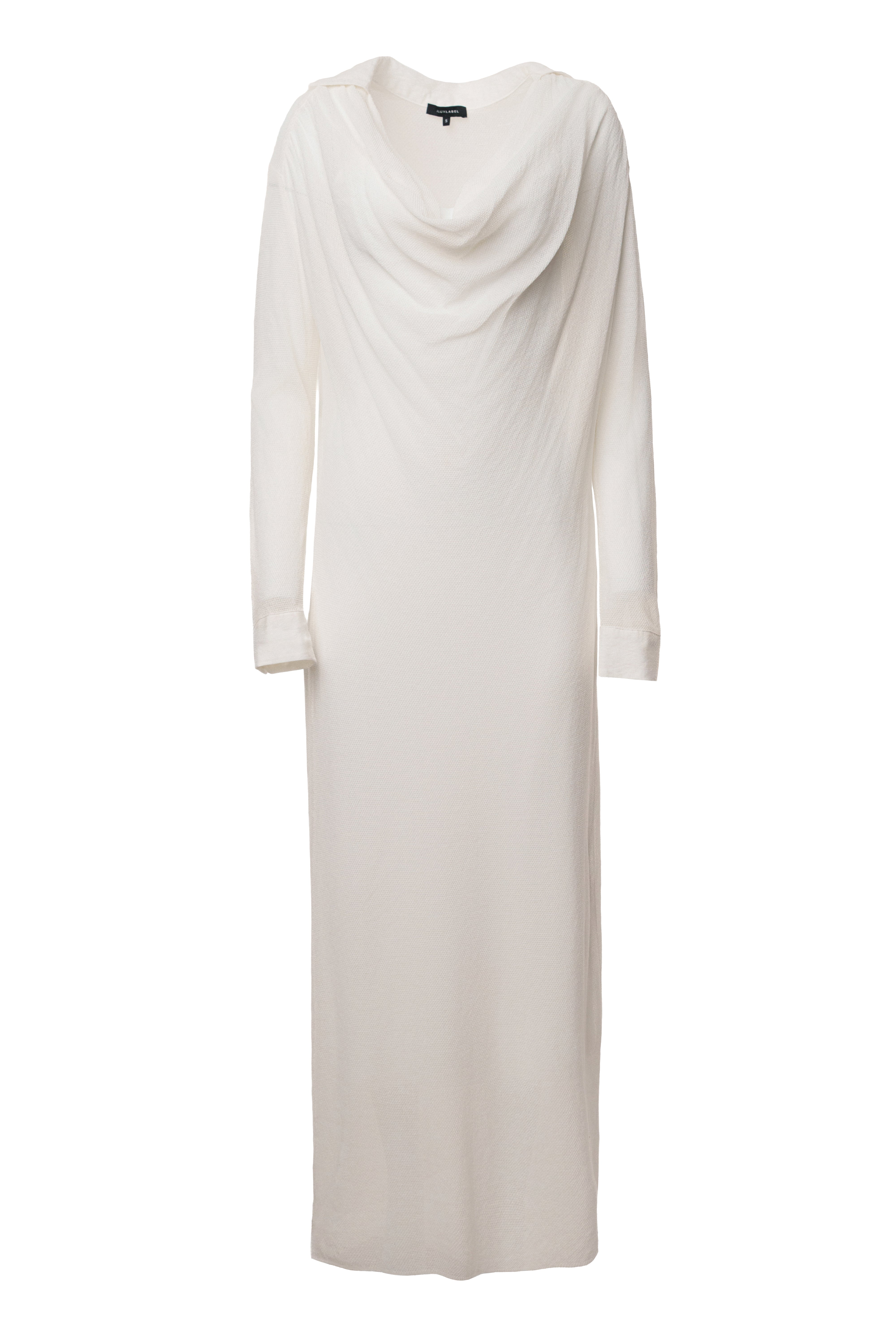 Ivory Savanna Cowl Maxi Dress - JLUXLABEL