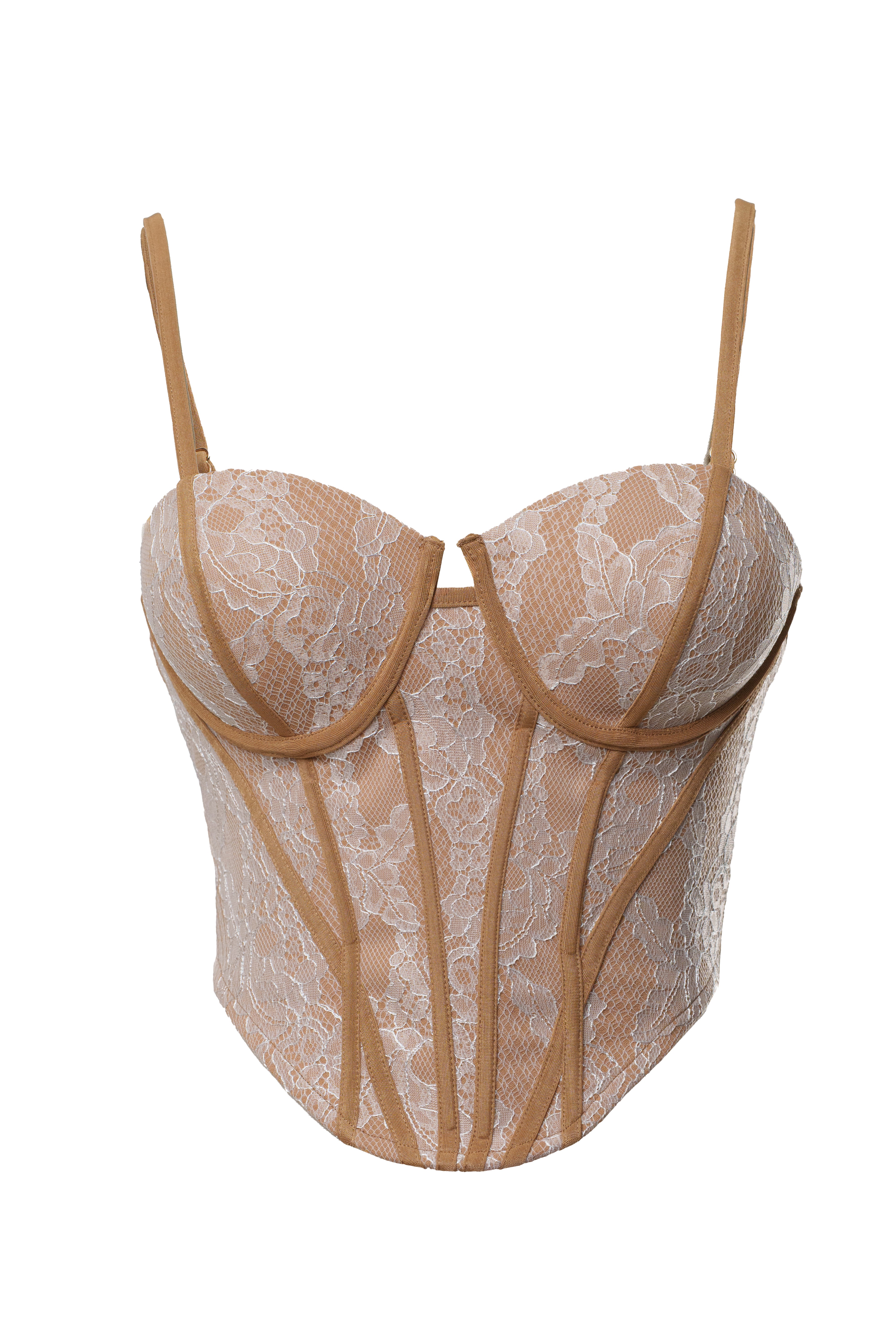 Ivory Desire Lace Corset - JLUXLABEL