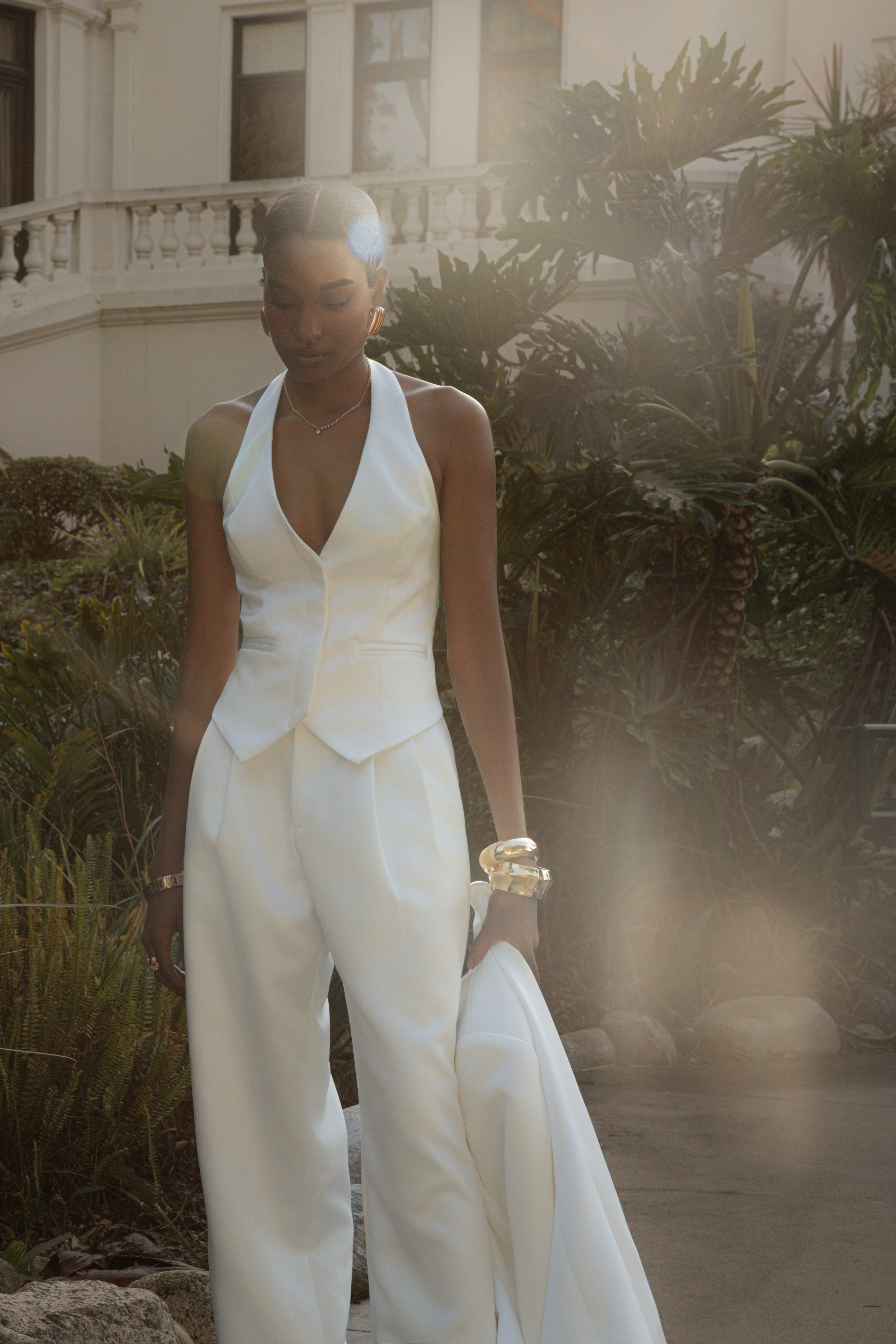 White City Nights Satin Vest - JLUXLABEL