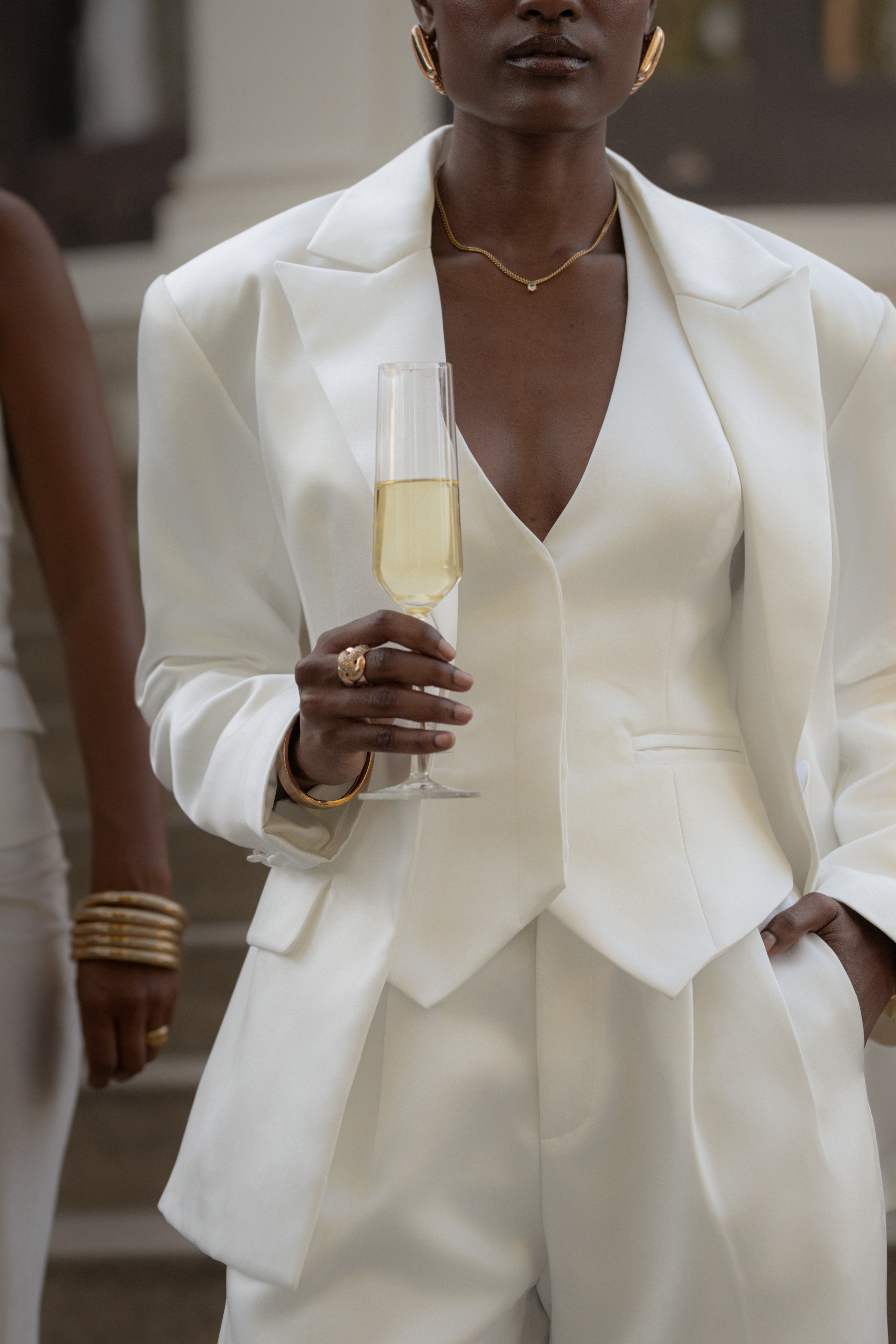 White City Nights Satin Vest - JLUXLABEL