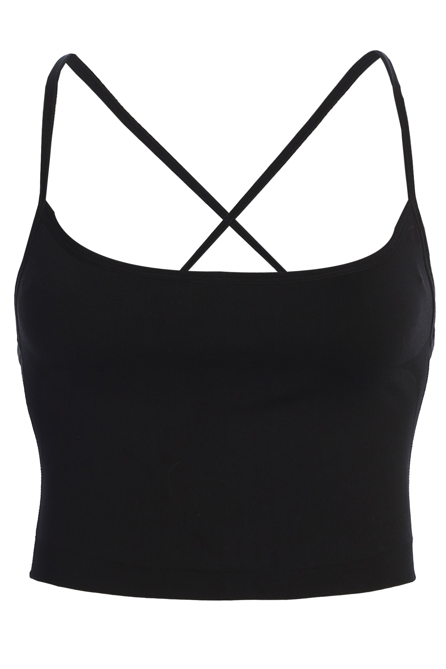 Black Active Crop Top - JLUXLABEL