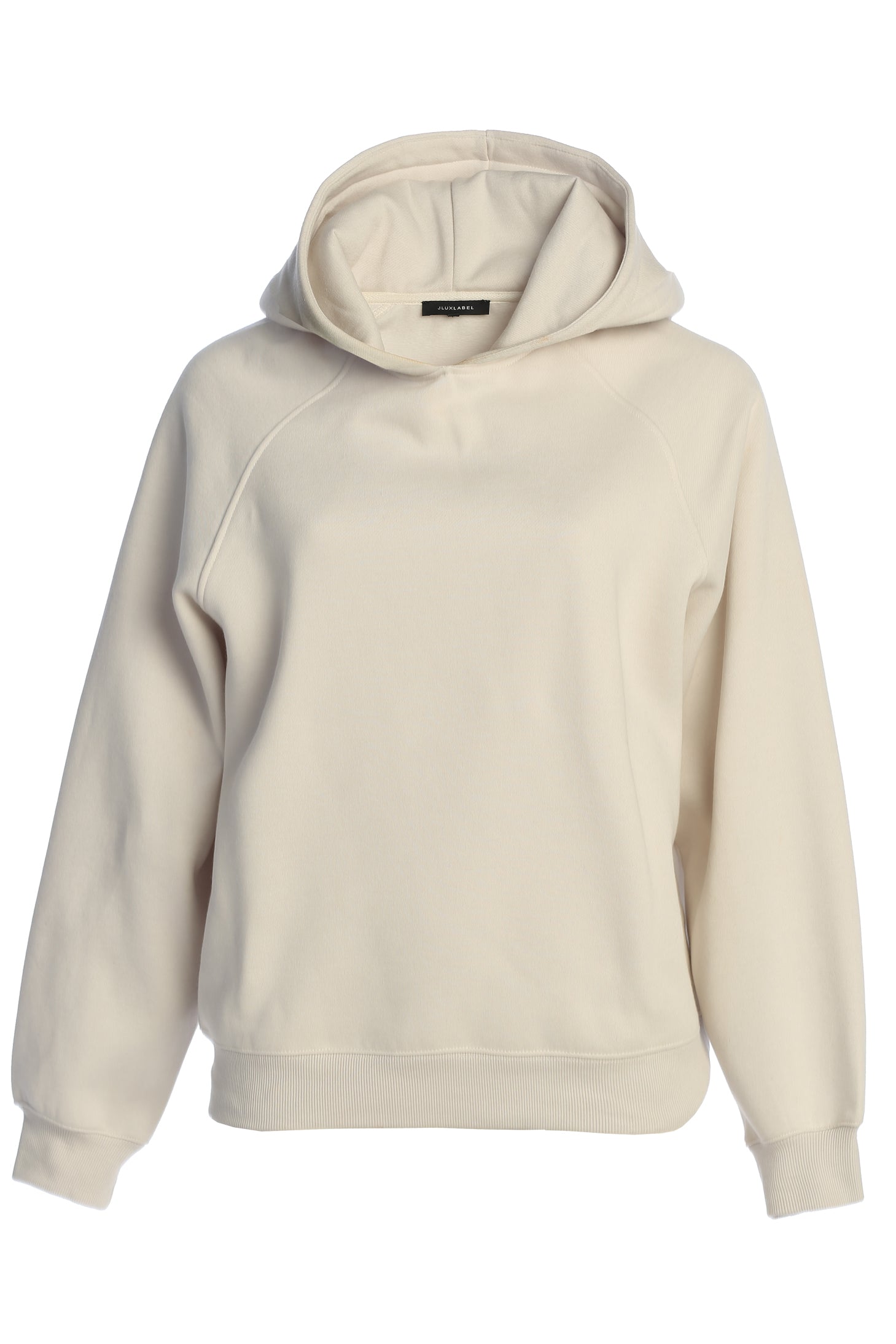 Bone JLUXLABEL Logo Pullover Hoodie - JLUXLABEL