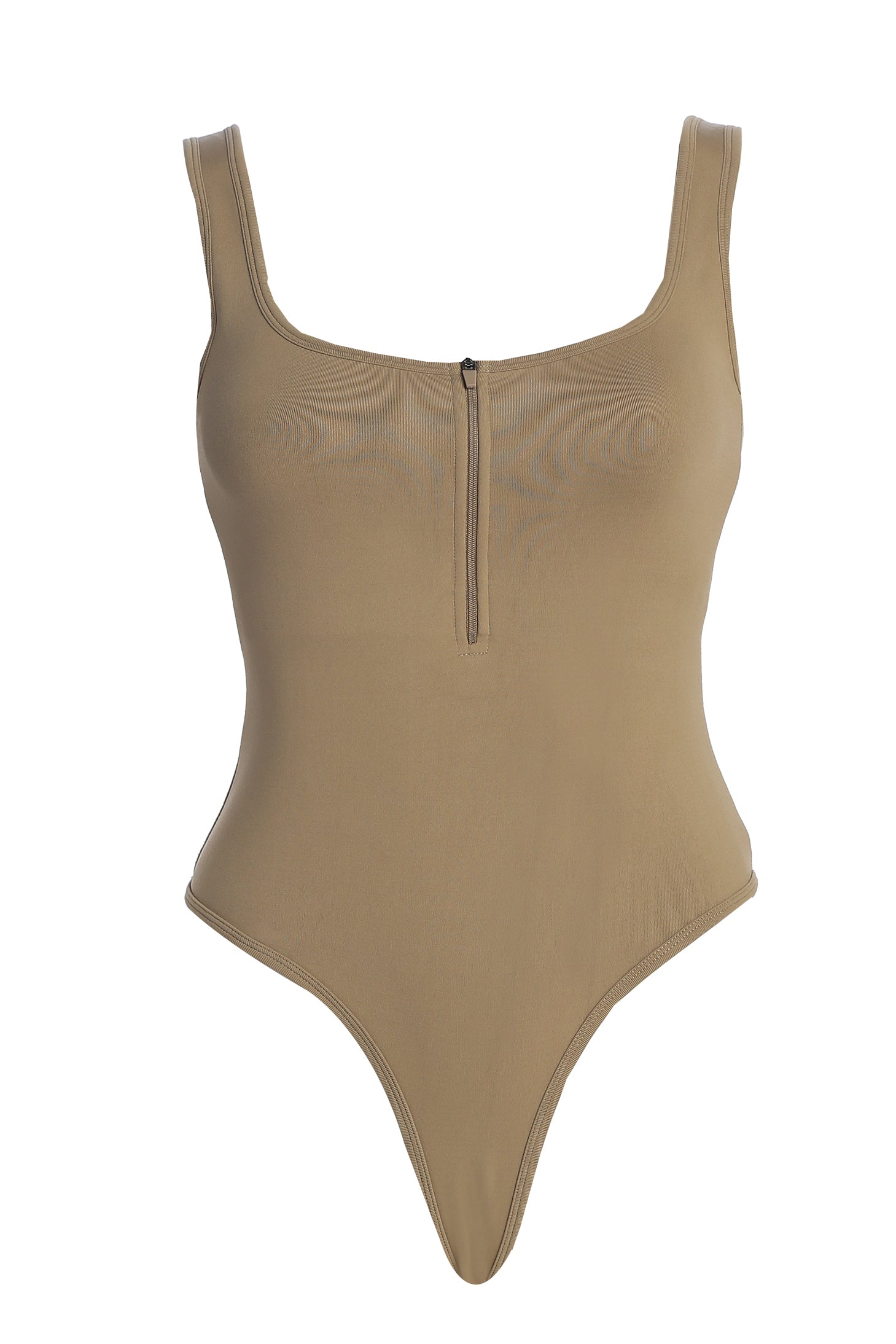 Beige Grounded Bodysuit - JLUXLABEL